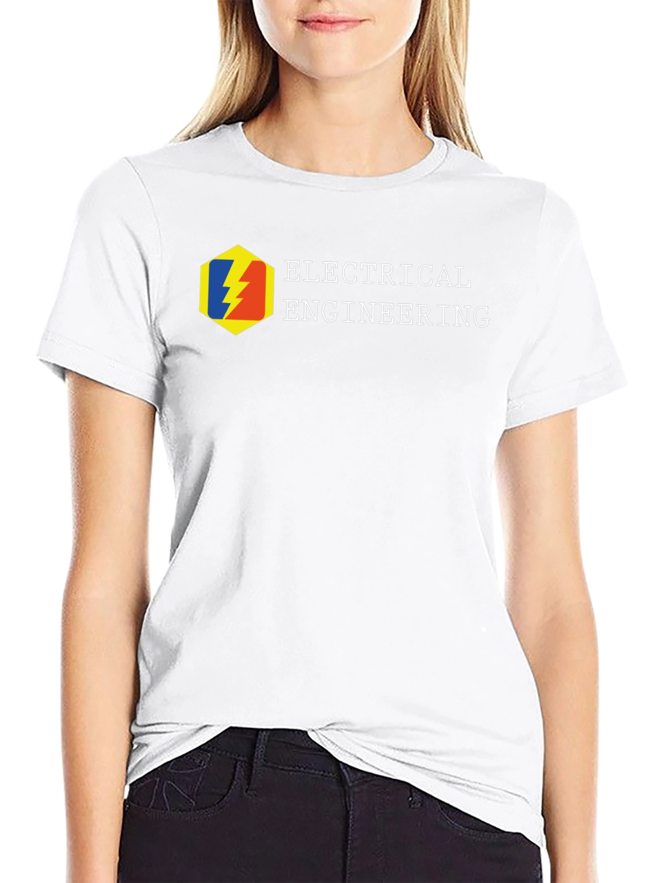 Electrical Engineering Graphic Tee - Black Cotton T-Shirt