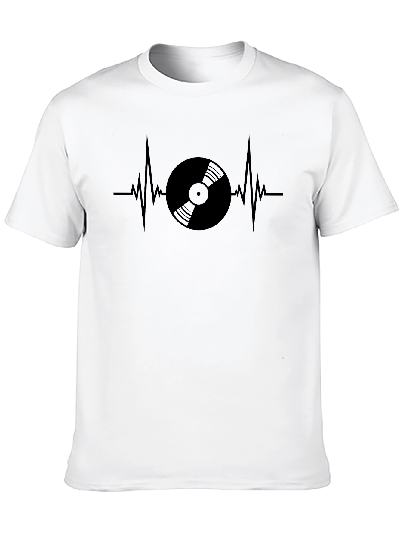 Vinyl Record Heartbeat T-Shirt