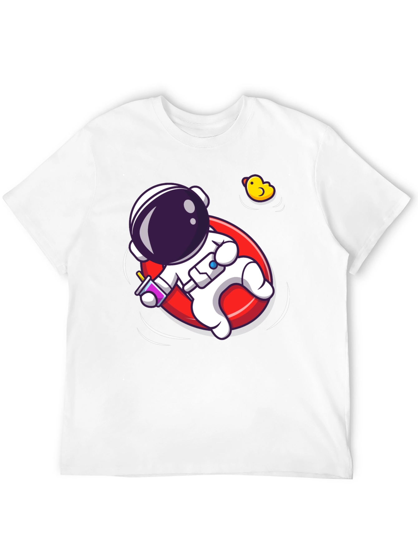 Astronaut Duck T-Shirt - Cosmic Fun!