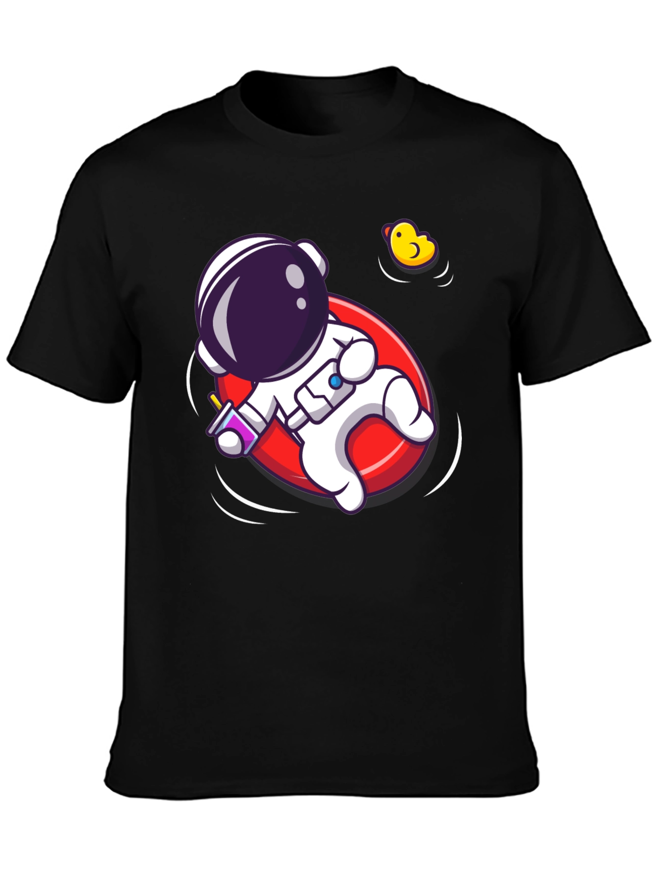 Astronaut Duck T-Shirt - Cosmic Fun!