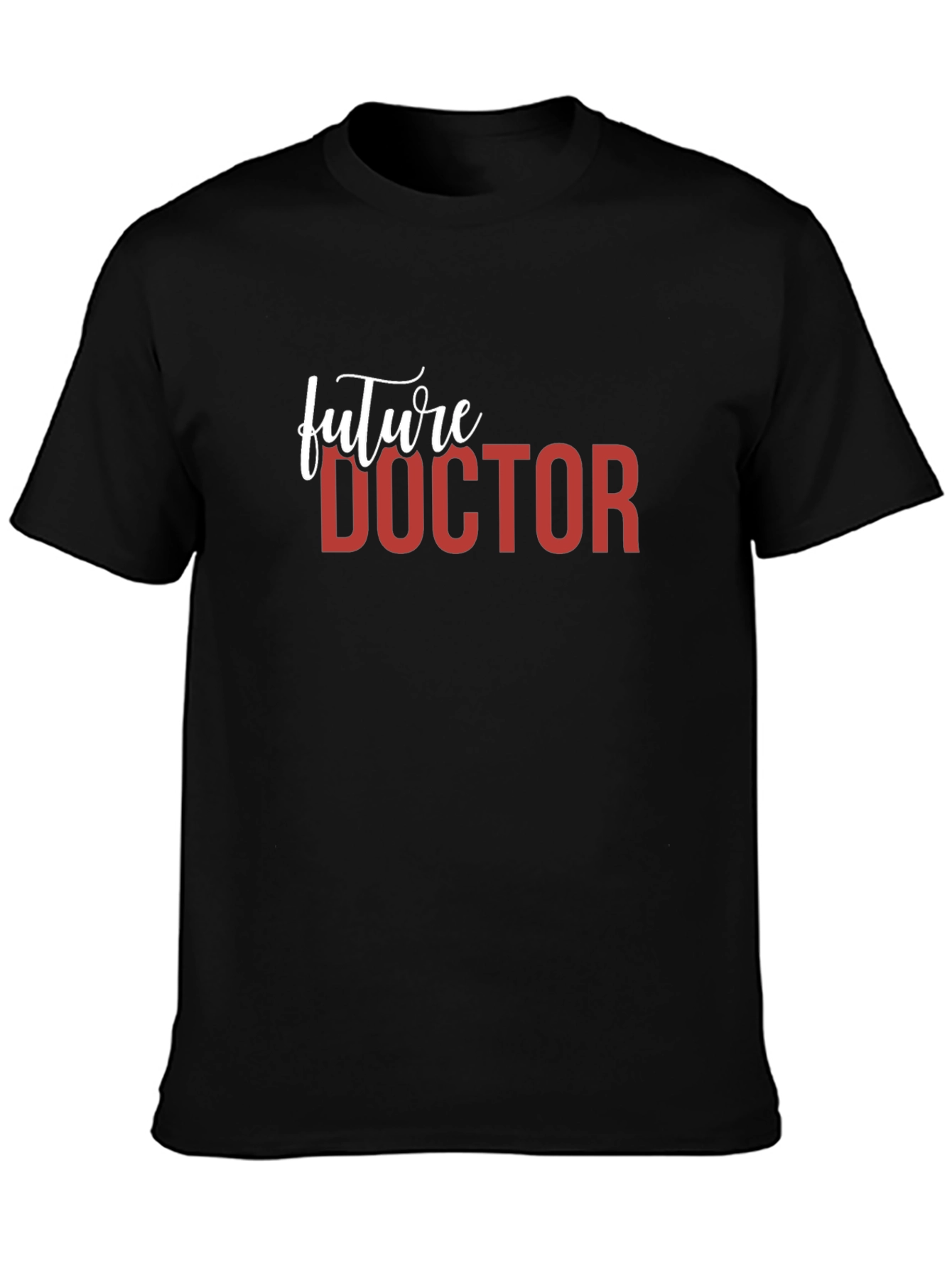 Future Doctor Graphic T-Shirt - Black