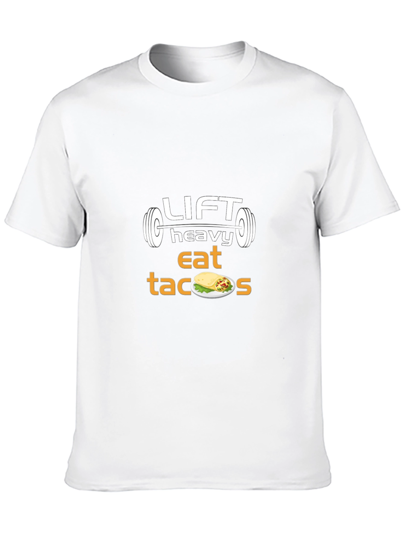 Lift Heavy Eat Tacos Graphic T-Shirt