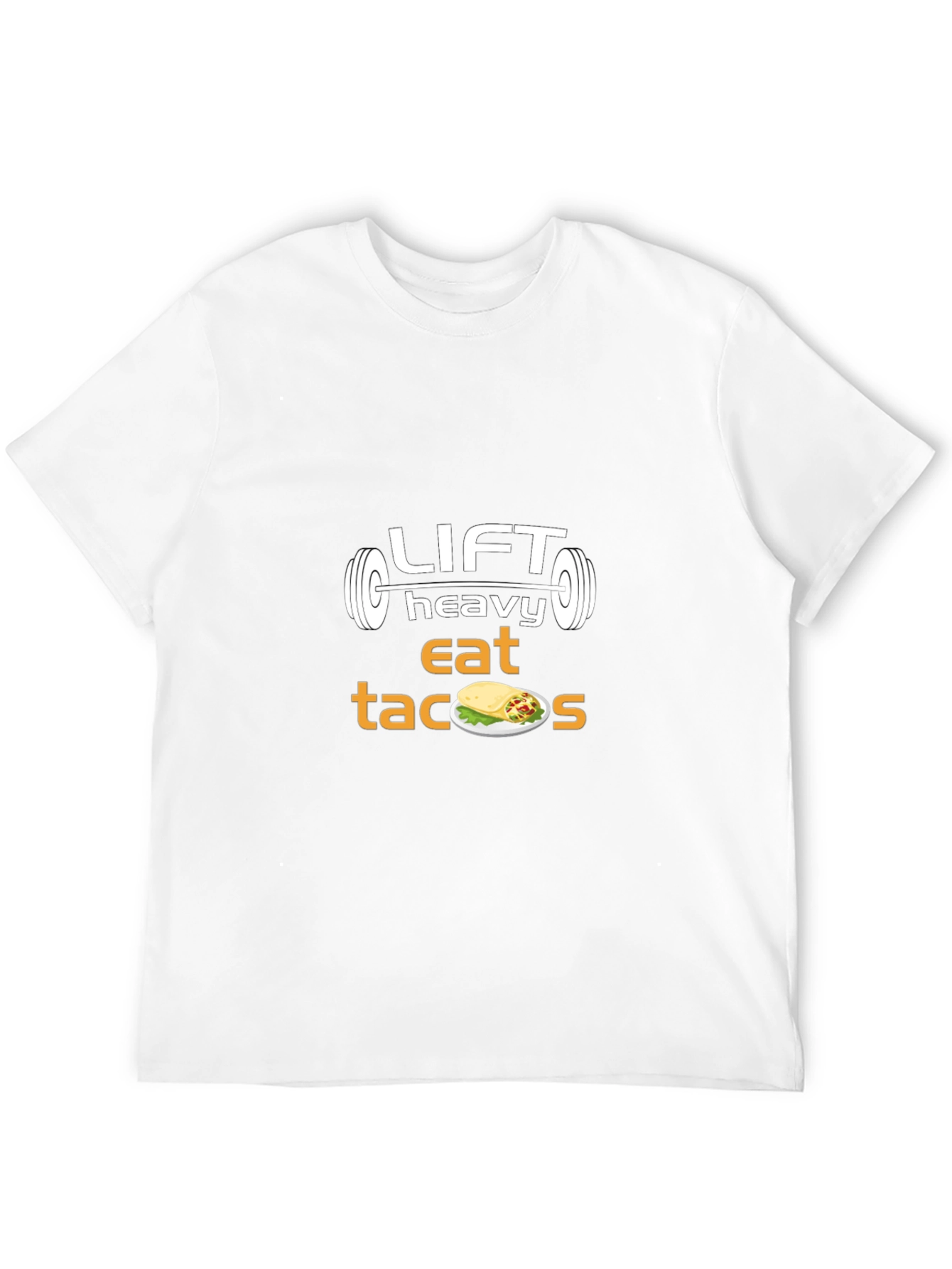 Lift Heavy Eat Tacos Graphic T-Shirt