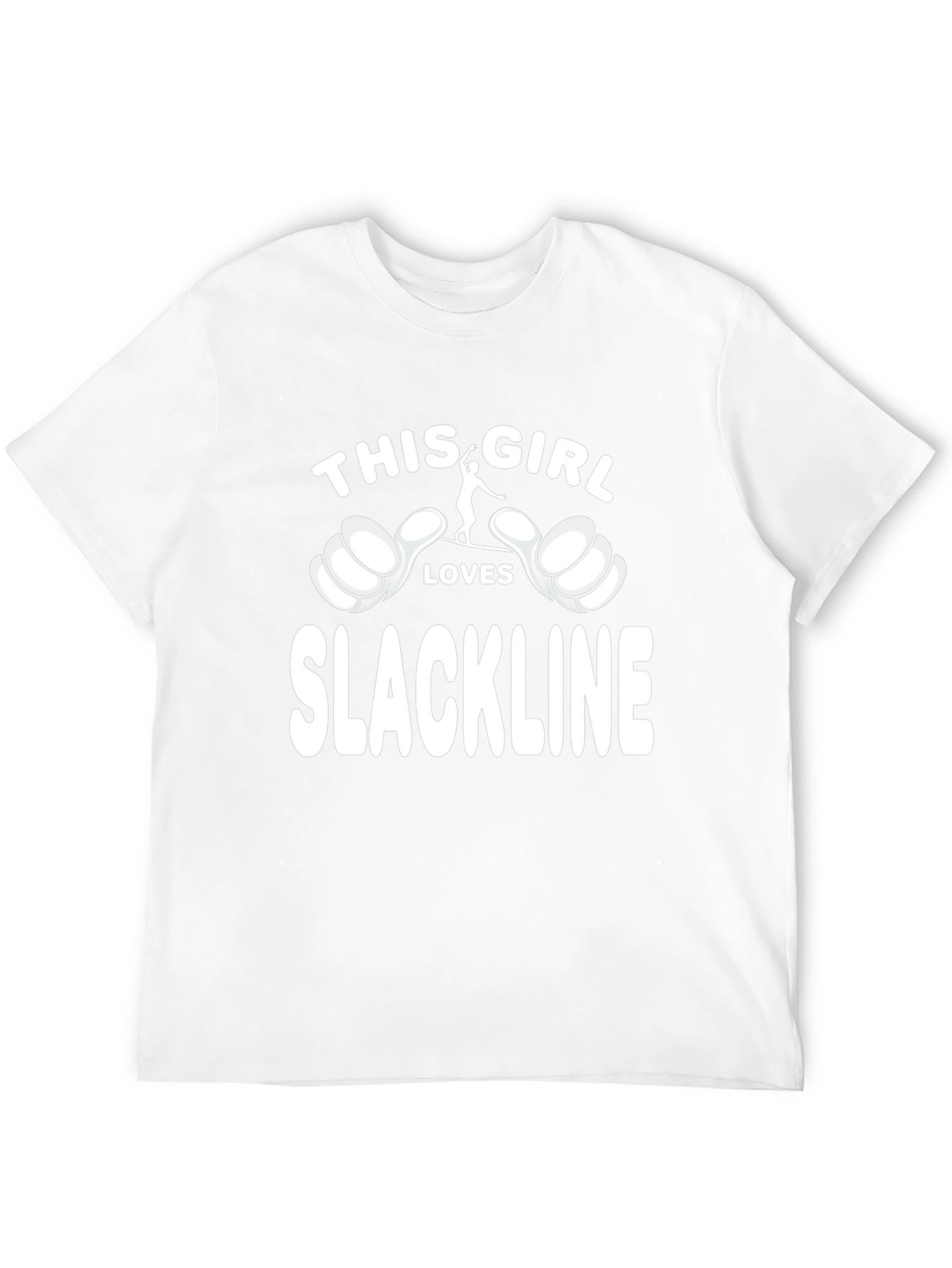 Slackline Lover T-Shirt - This Girl Loves Slackline