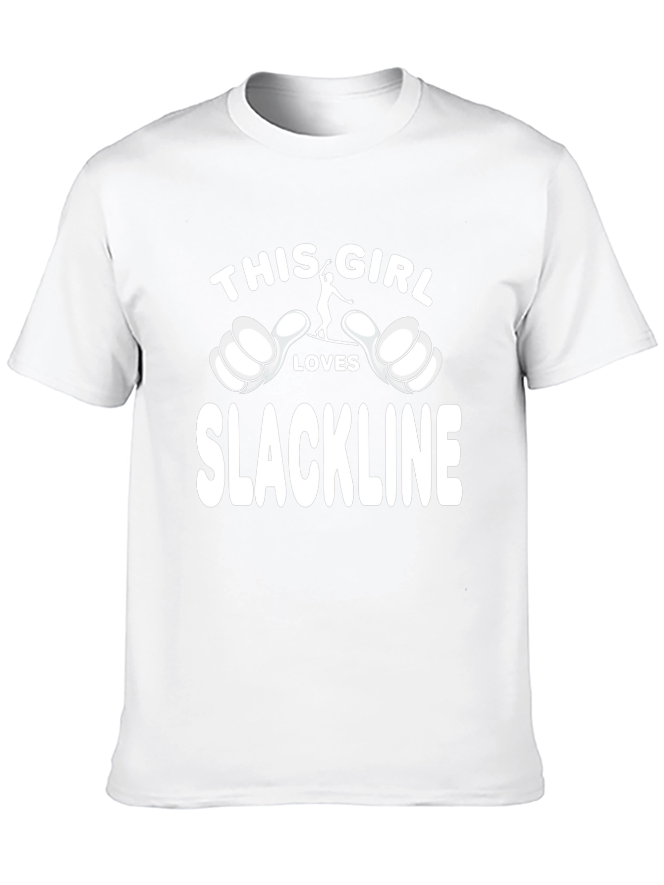 Slackline Lover T-Shirt - This Girl Loves Slackline