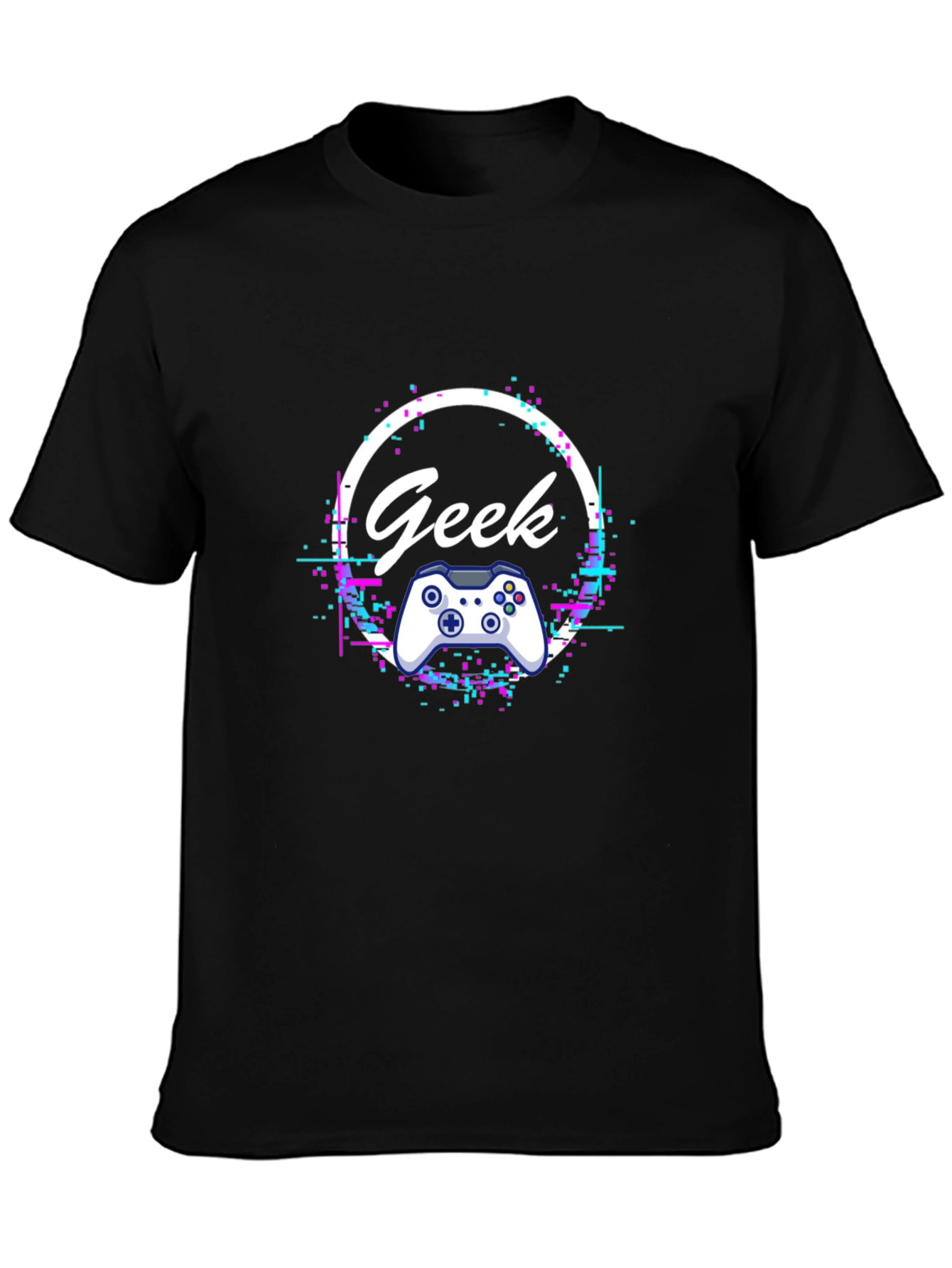 Geek Gamer T-Shirt - Black Graphic Tee