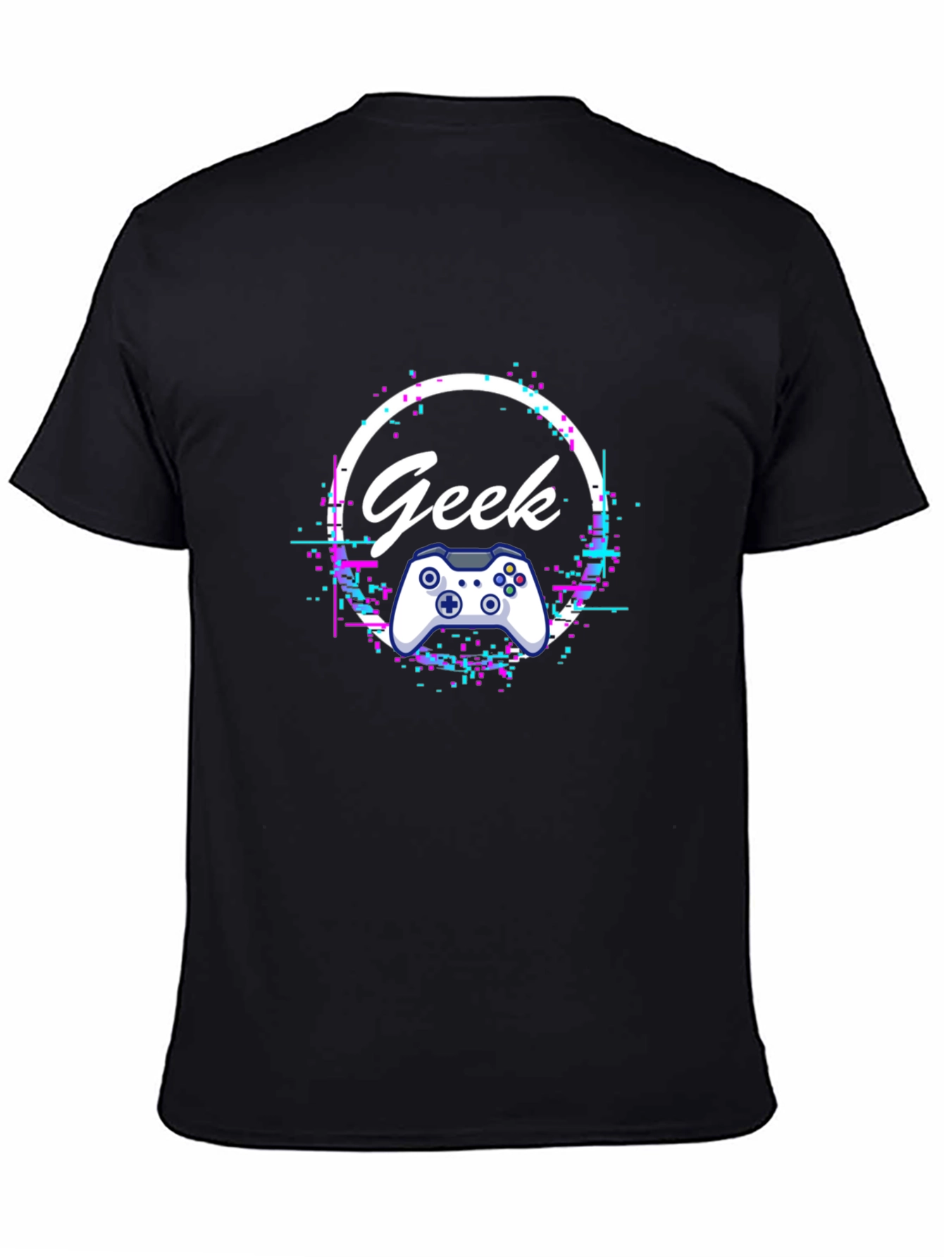 Geek Gamer T-Shirt - Black Graphic Tee