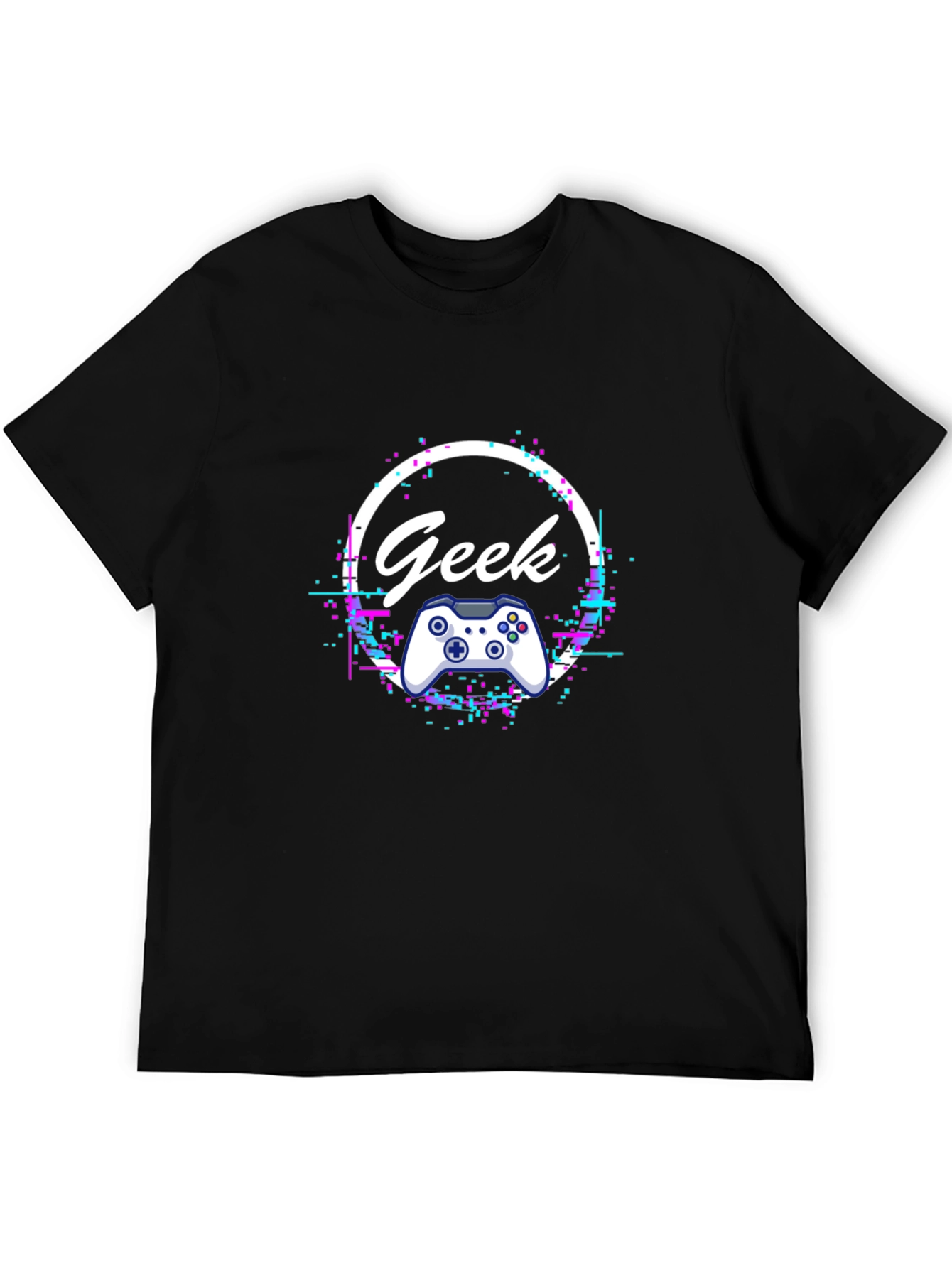 Geek Gamer T-Shirt - Black Graphic Tee