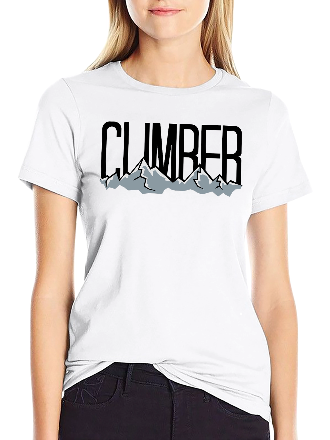 Climber Graphic T-Shirt - Mountain Design Tee