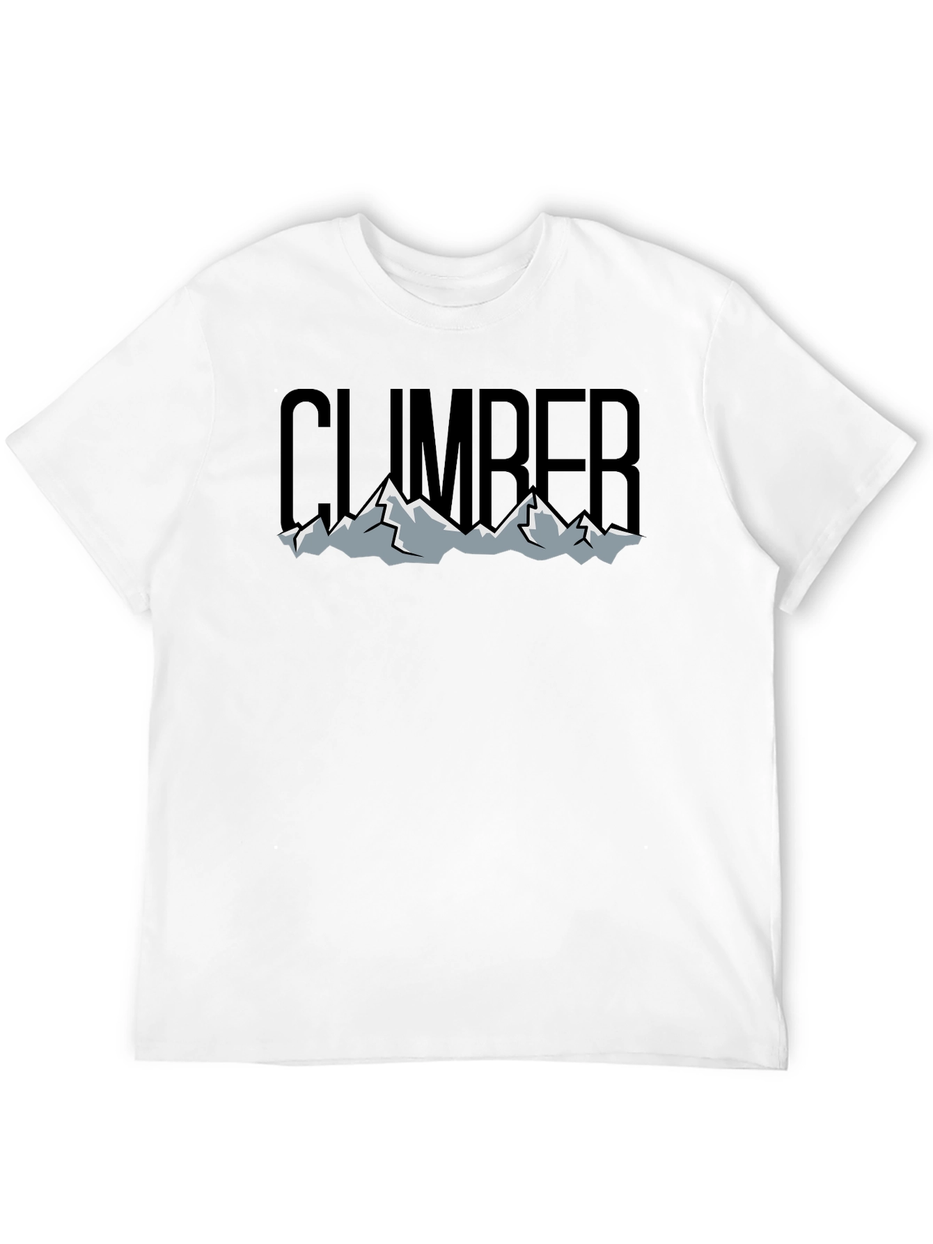 Climber Graphic T-Shirt - Mountain Design Tee