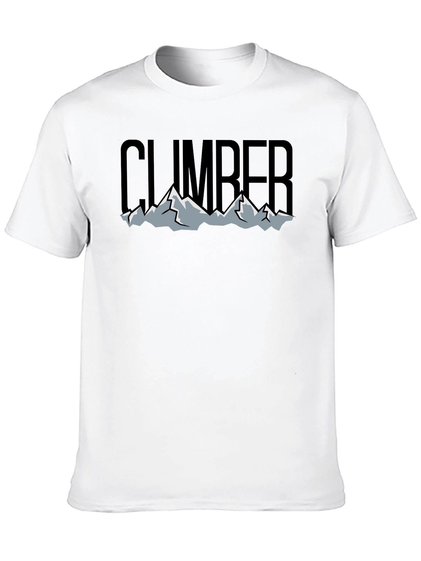 Climber Graphic T-Shirt - Mountain Design Tee