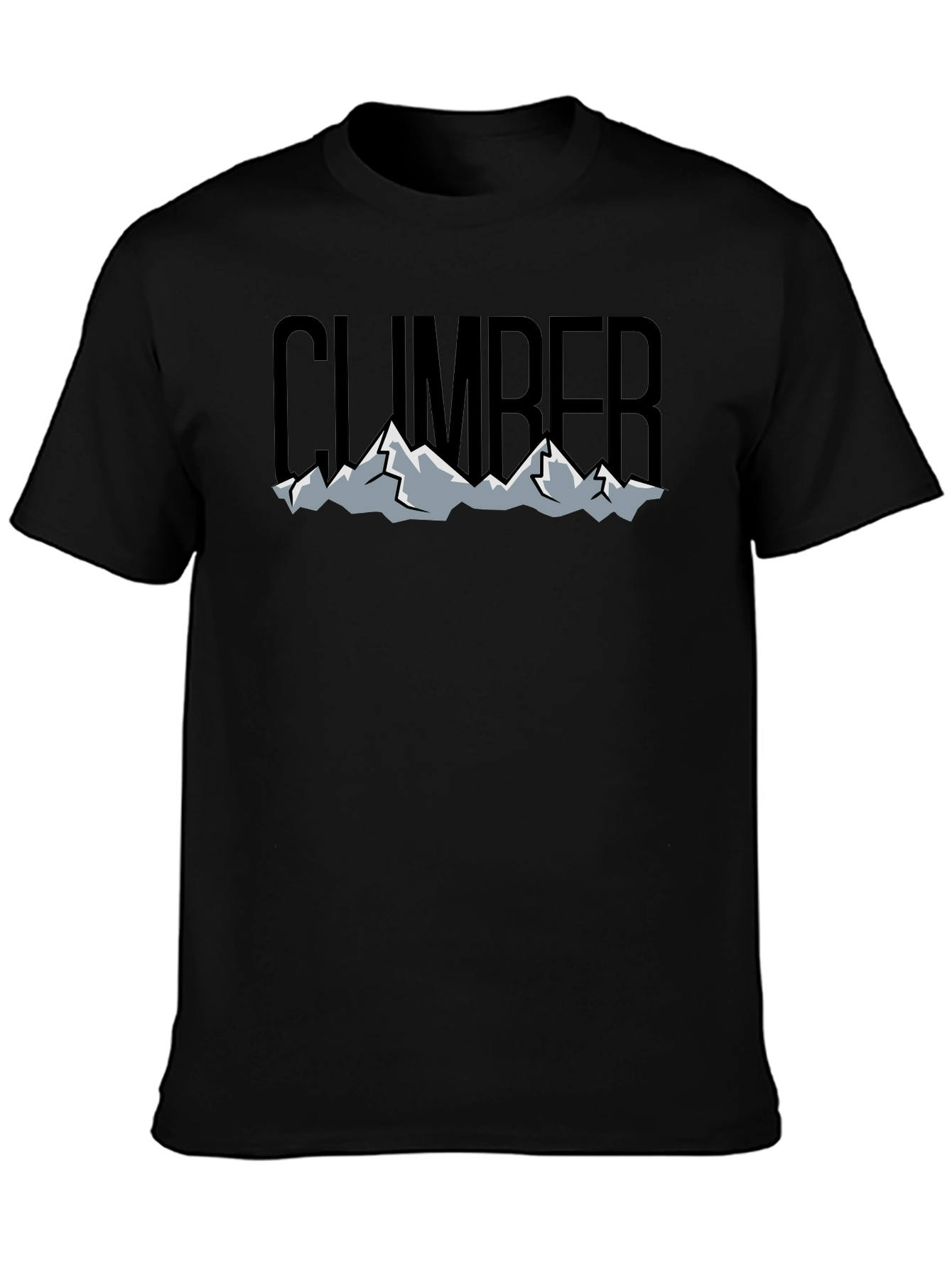 Climber Graphic T-Shirt - Mountain Design Tee