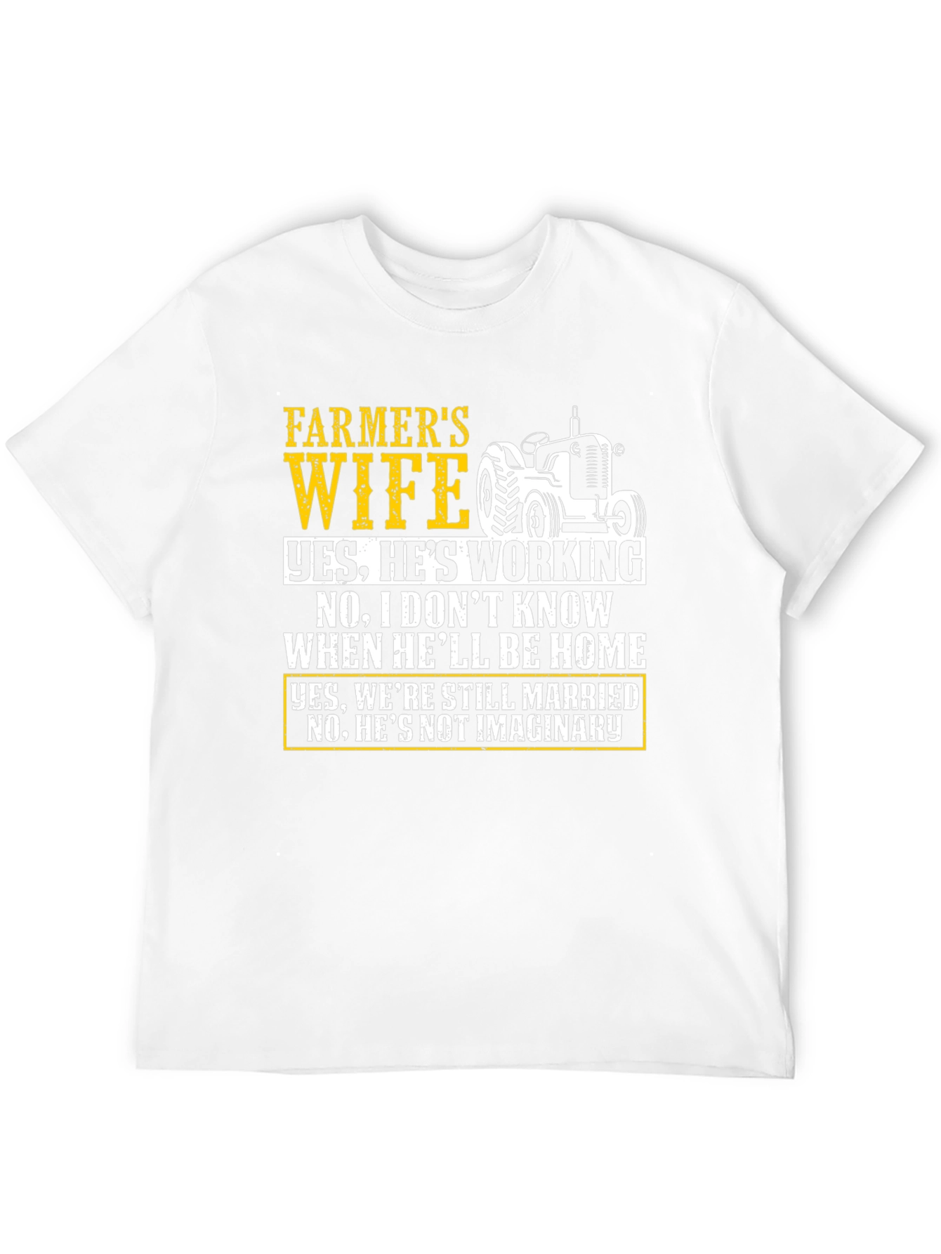 Farmers Wife Novelty Graphic T-Shirt
