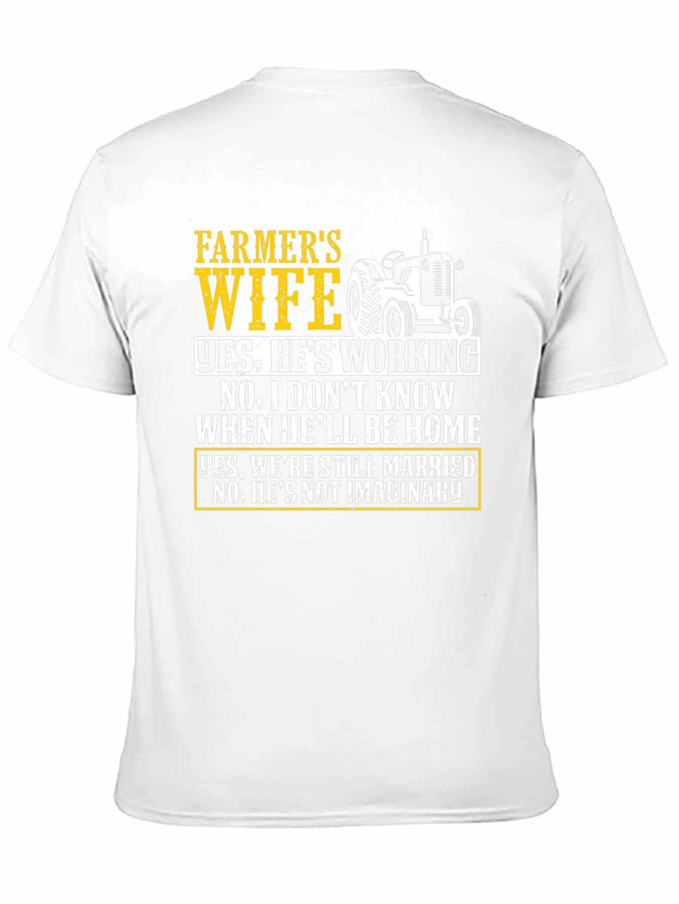 Farmers Wife Novelty Graphic T-Shirt