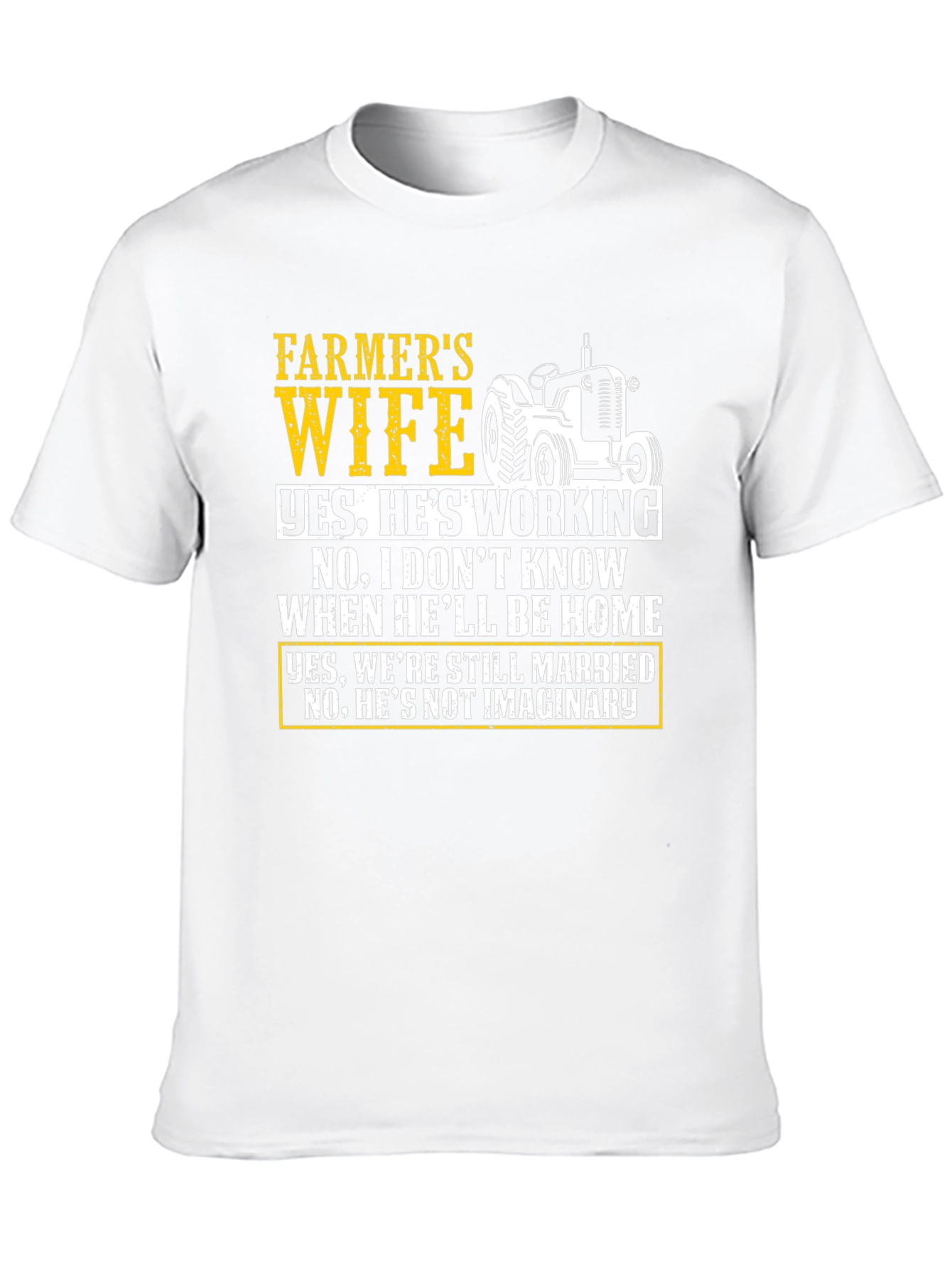 Farmers Wife Novelty Graphic T-Shirt