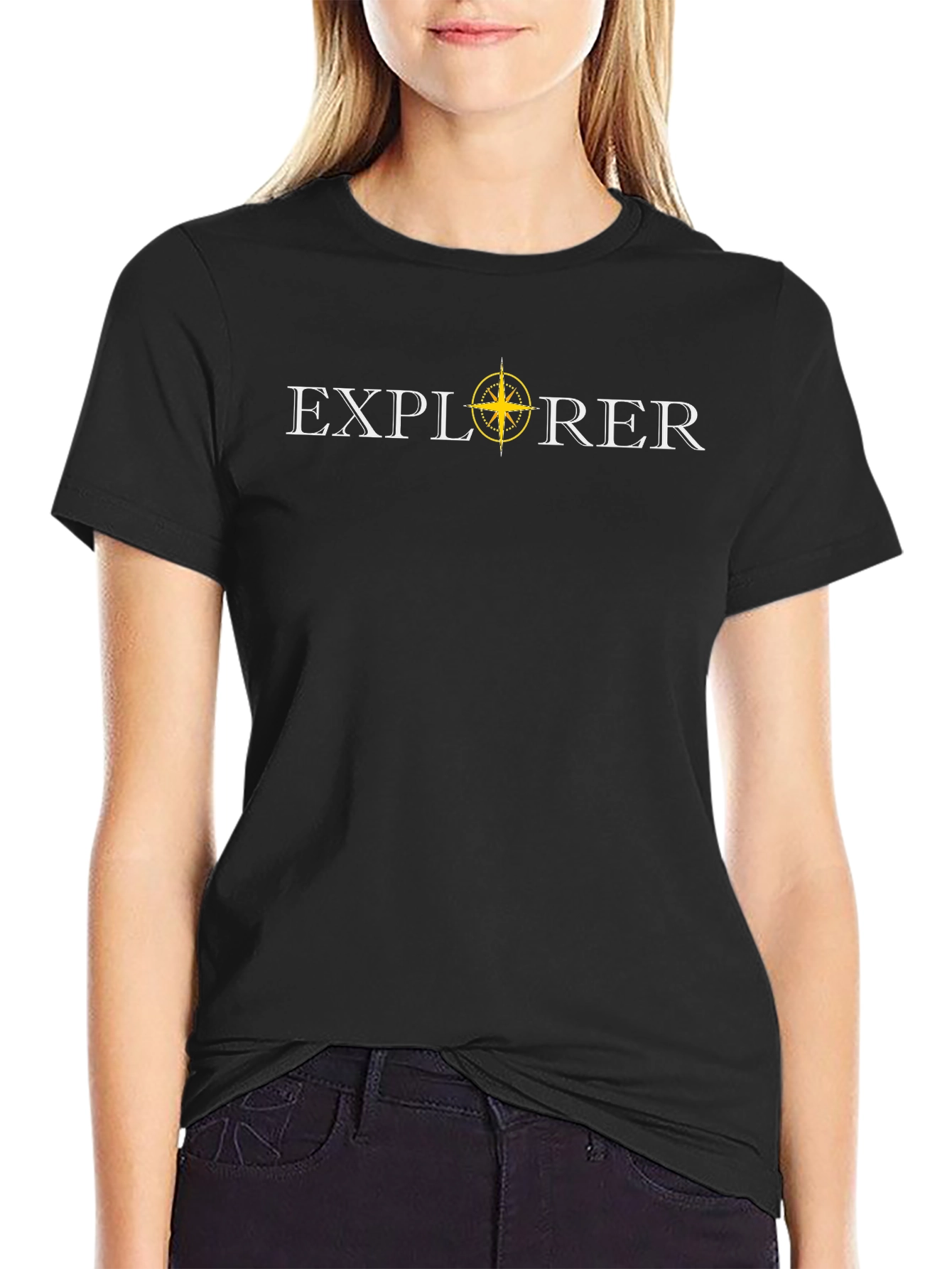 Explorer Compass Graphic Tee - Adventure Awaits!