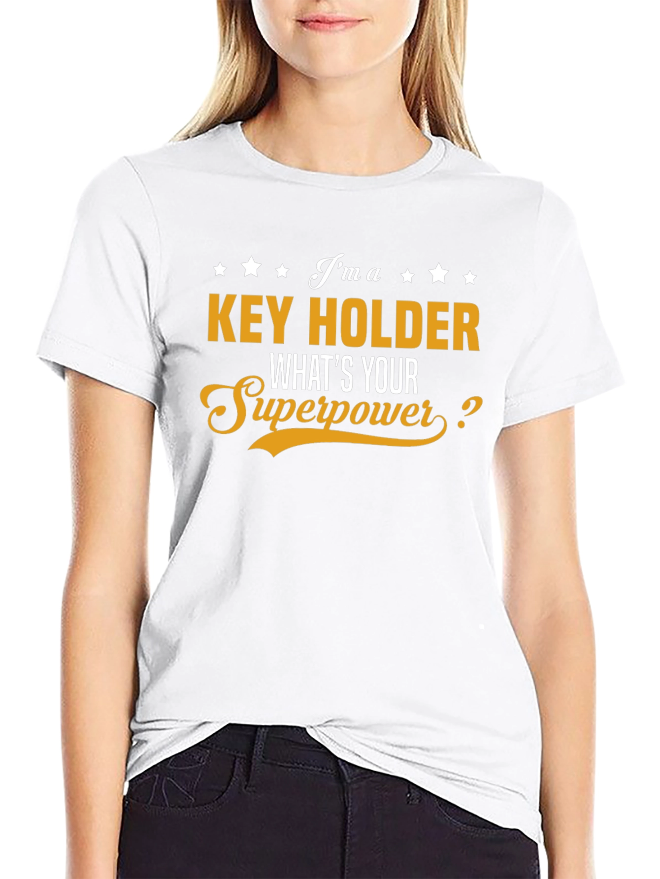 Key Holder Superpower Graphic T-Shirt