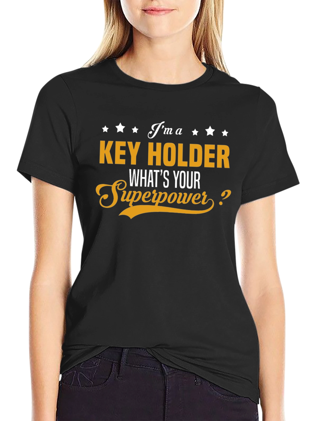 Key Holder Superpower Graphic T-Shirt