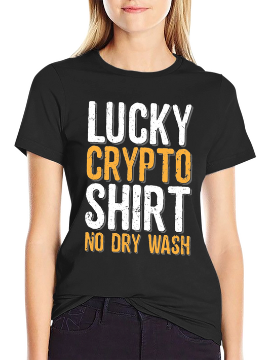 Lucky Crypto Shirt - No Dry Wash T-Shirt