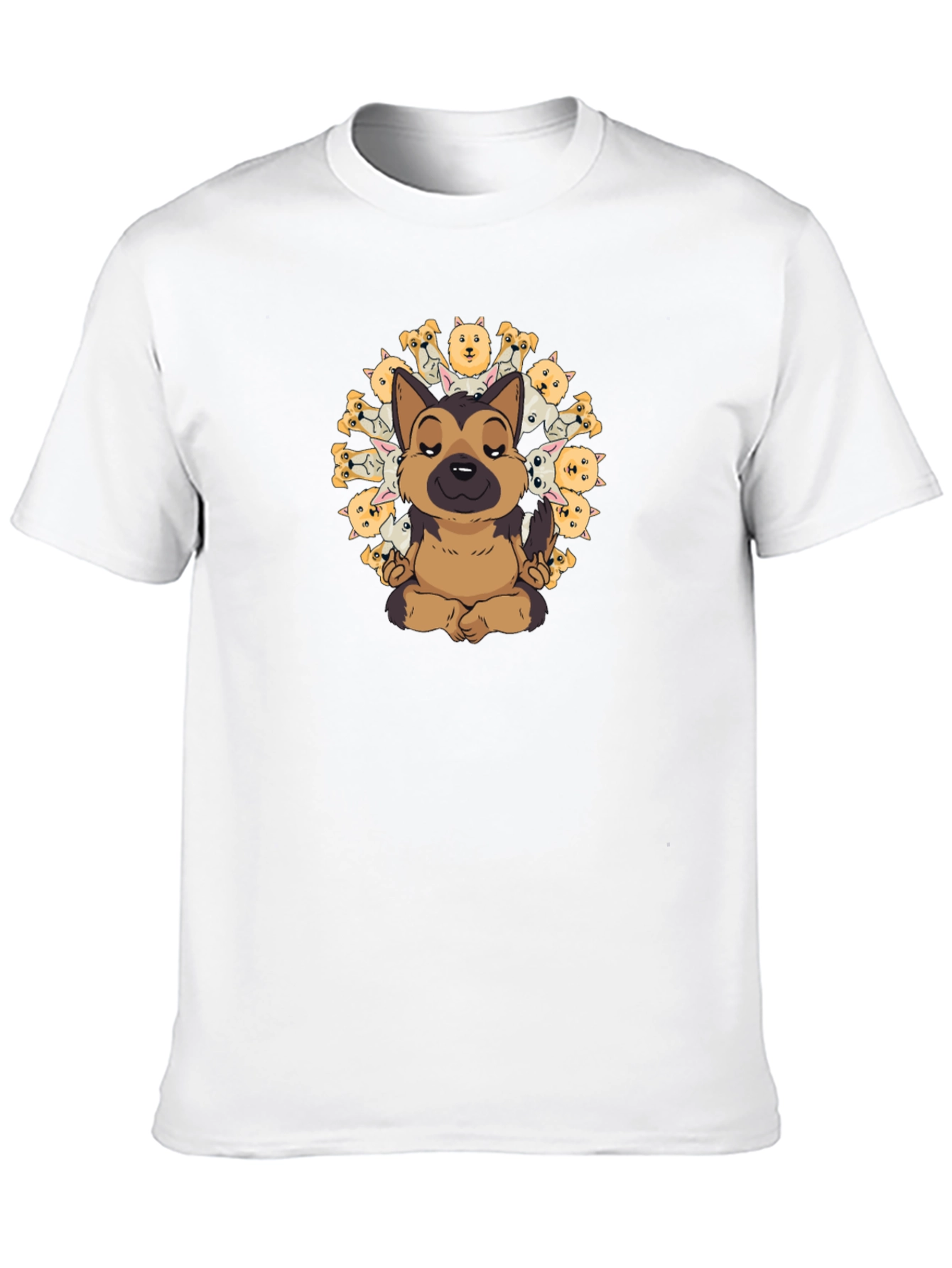 Yoga Dog Graphic Tee - Zen Mode Activated!