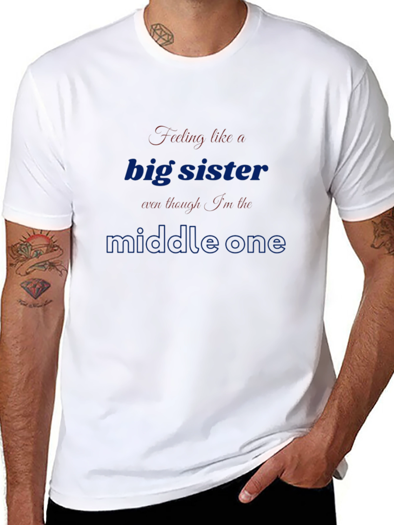 Big Sister Middle Child T-Shirt