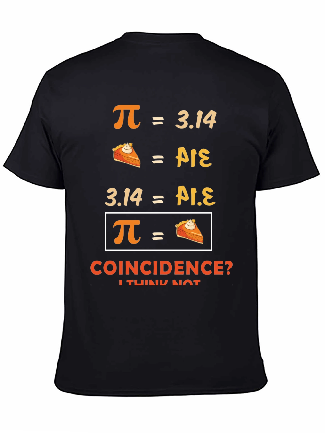 Pi Day T-Shirt - Funny Math Coincidence Tee