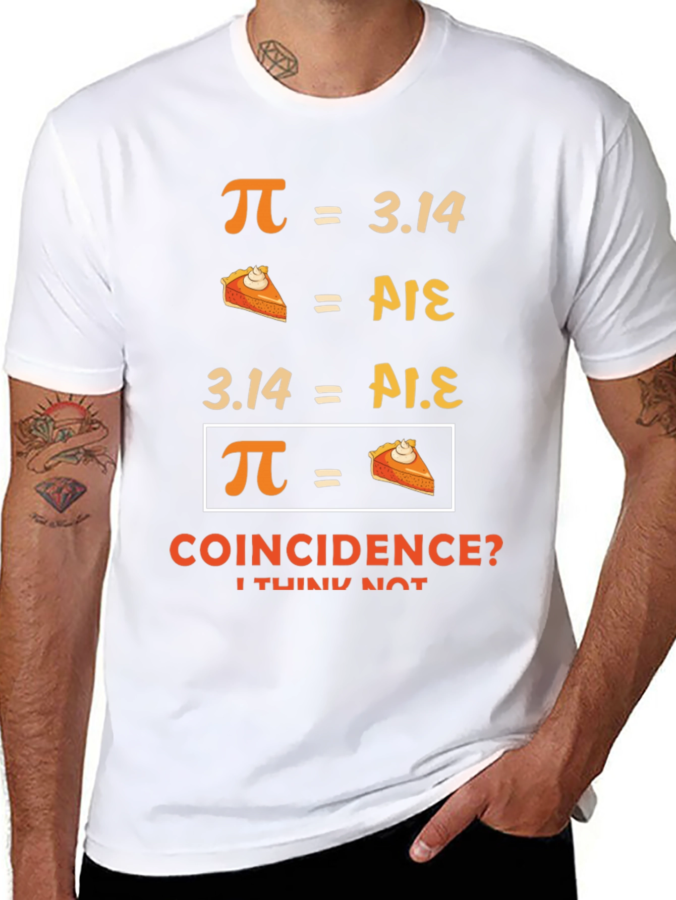 Pi Day T-Shirt - Funny Math Coincidence Tee