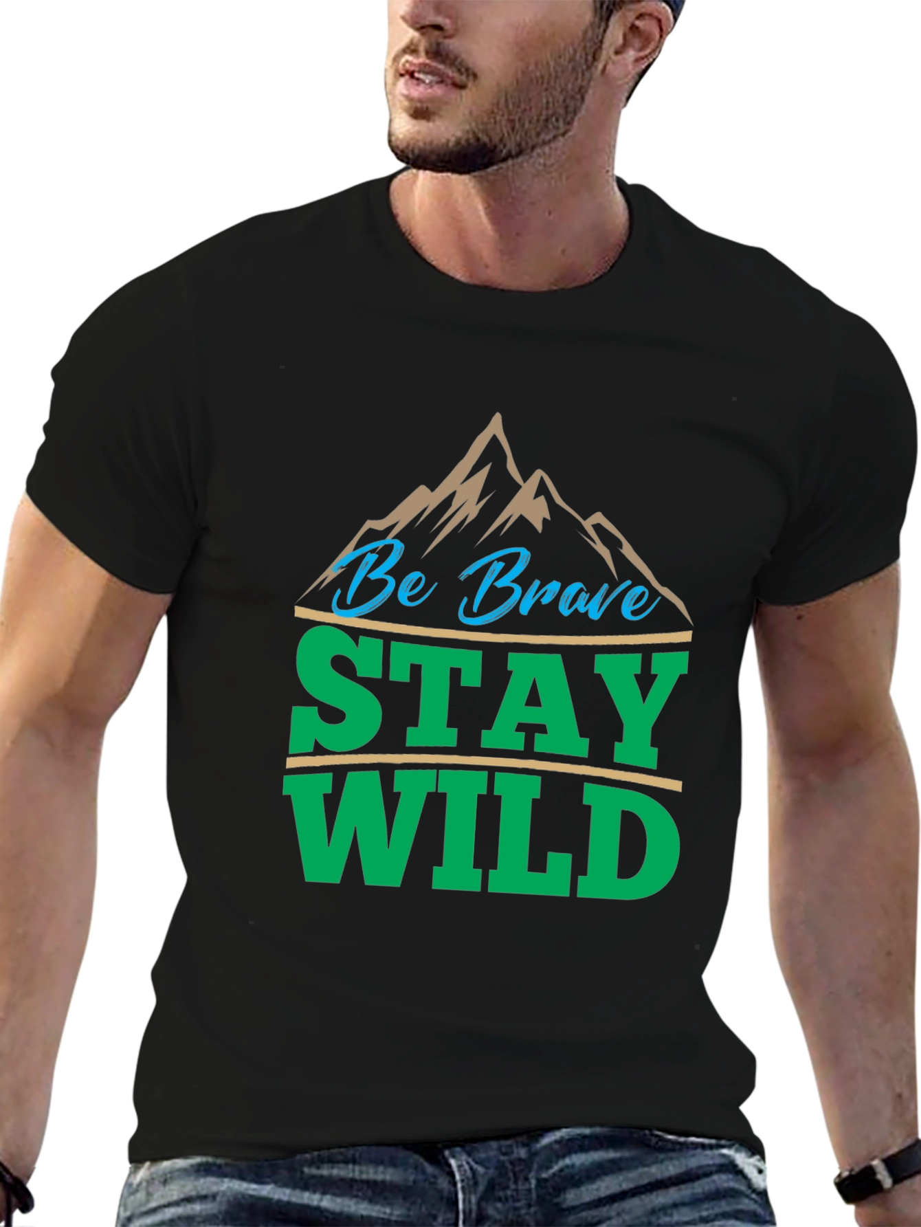 Be Brave Stay Wild Graphic Tee