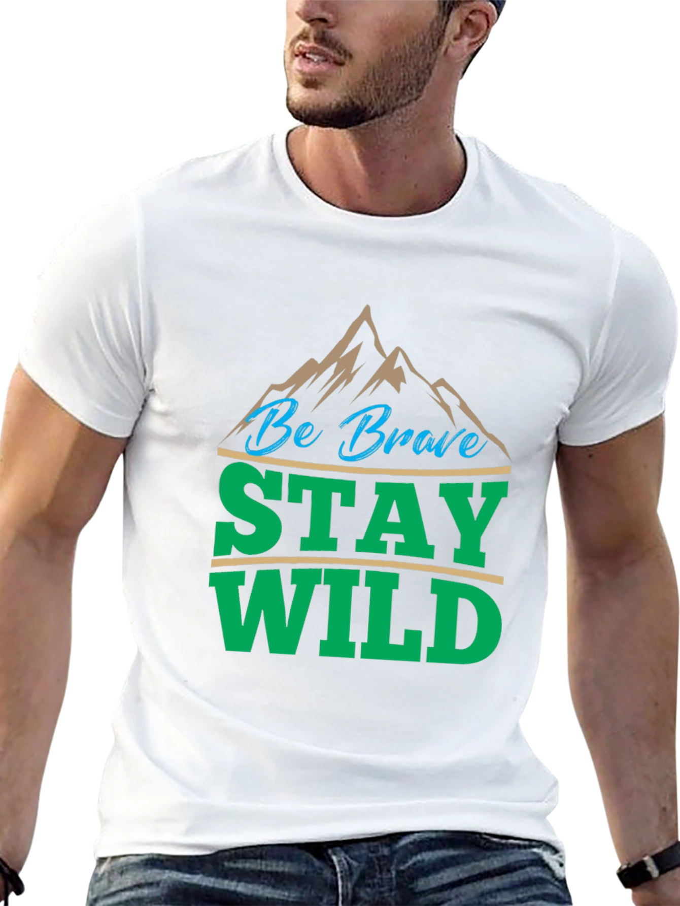 Be Brave Stay Wild Graphic Tee