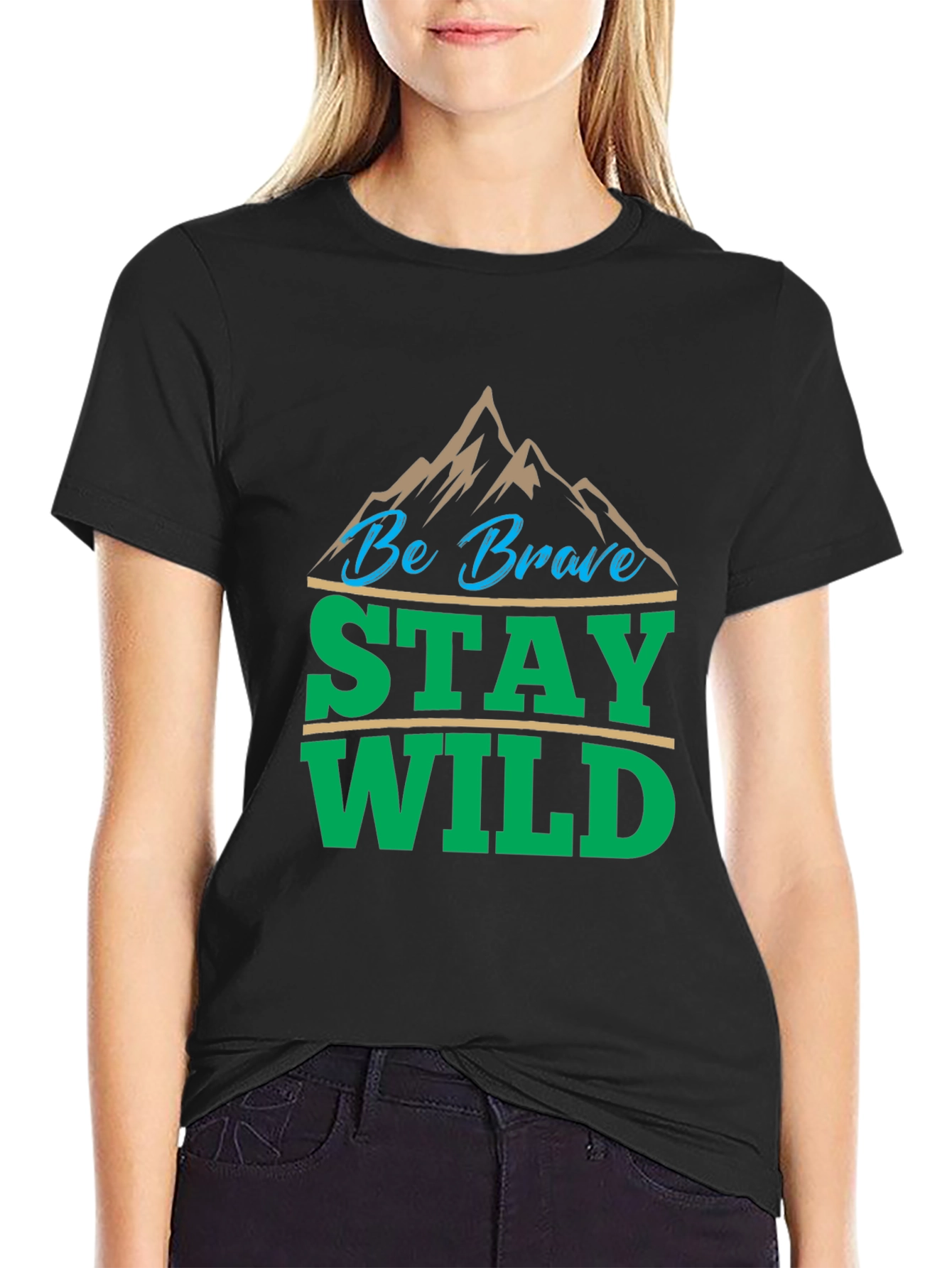 Be Brave Stay Wild Graphic Tee