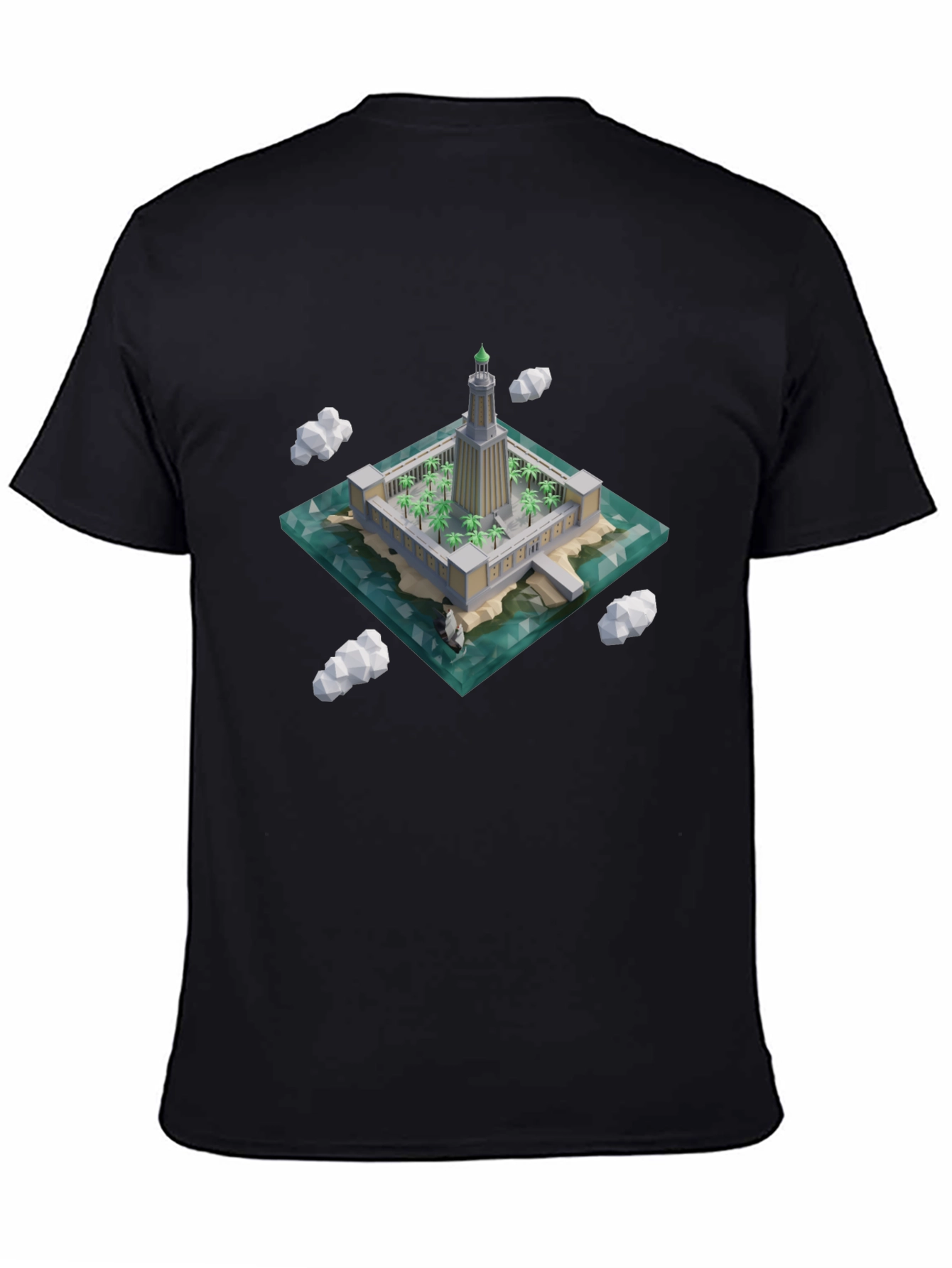 Isometric Alexandria Pharos T-Shirt