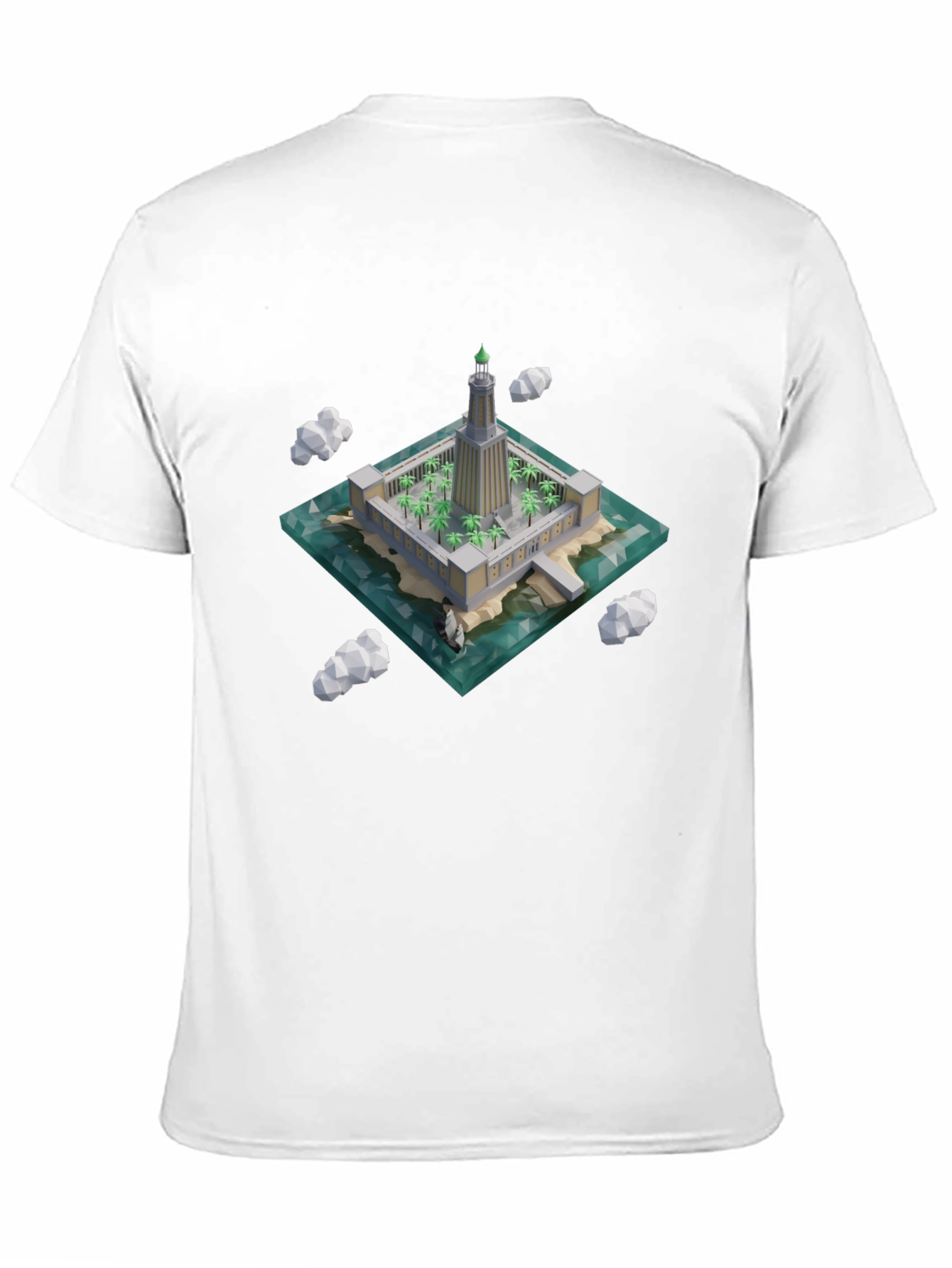 Isometric Alexandria Pharos T-Shirt