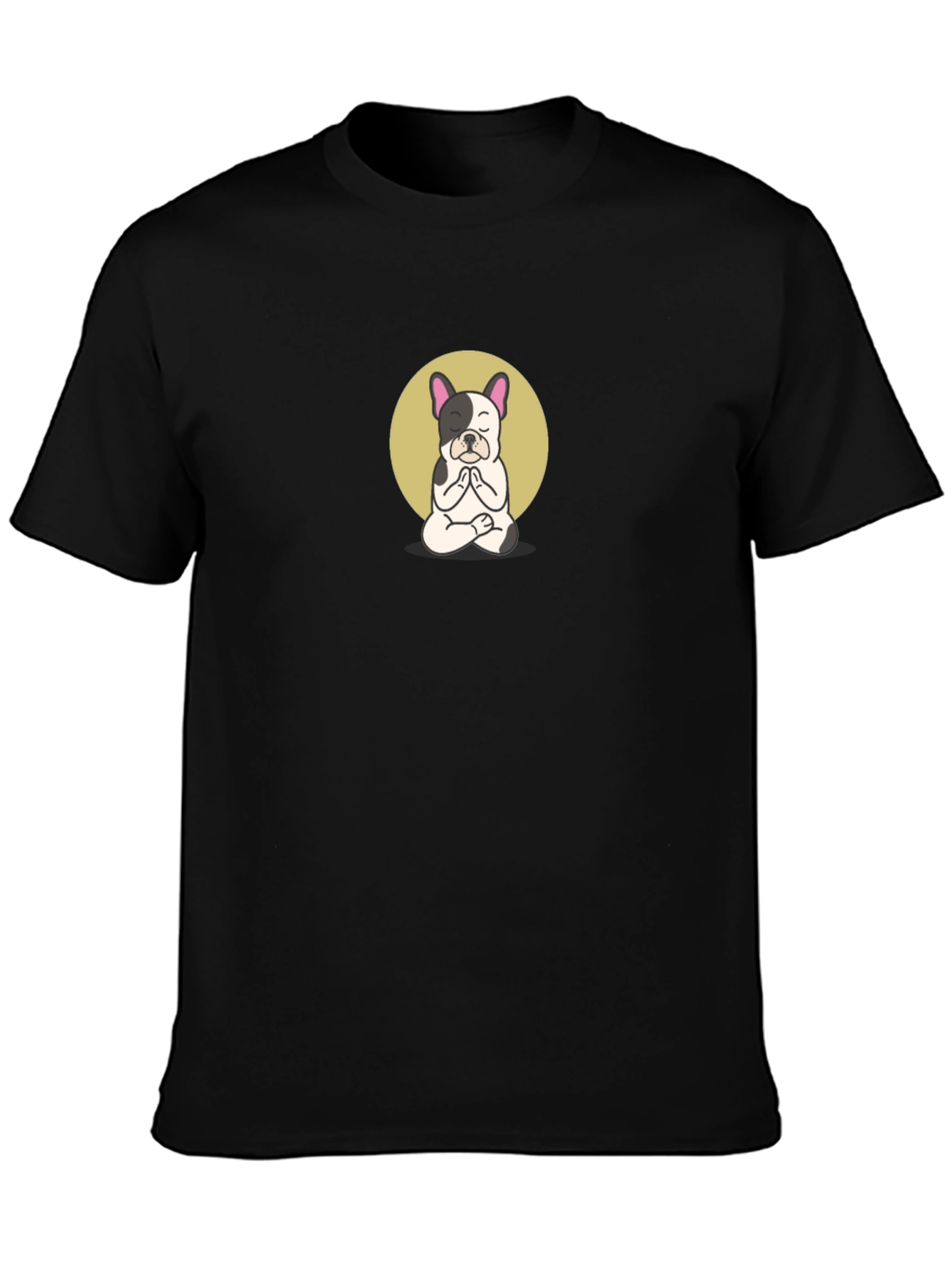 Meditating French Bulldog Graphic Tee