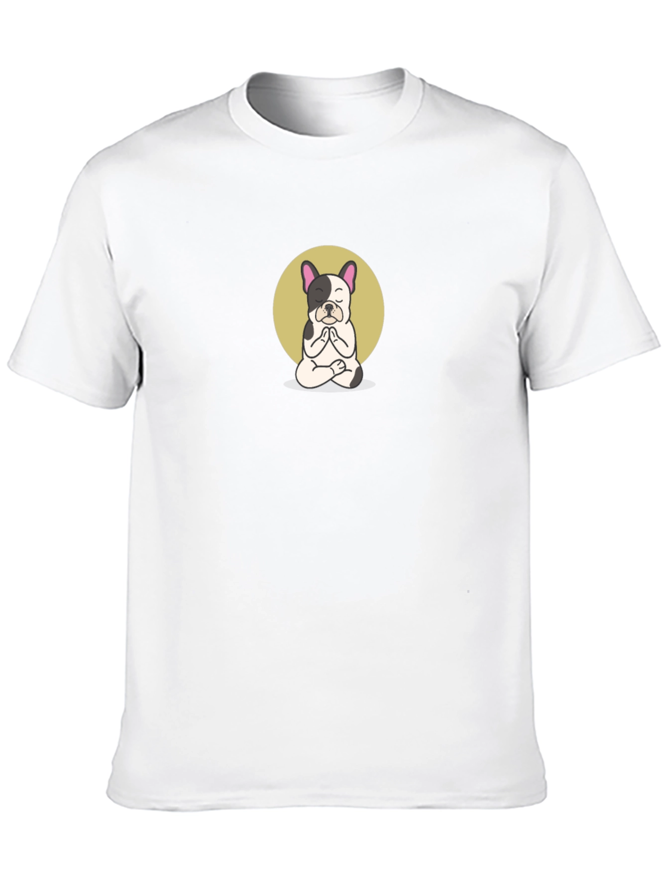 Meditating French Bulldog Graphic Tee