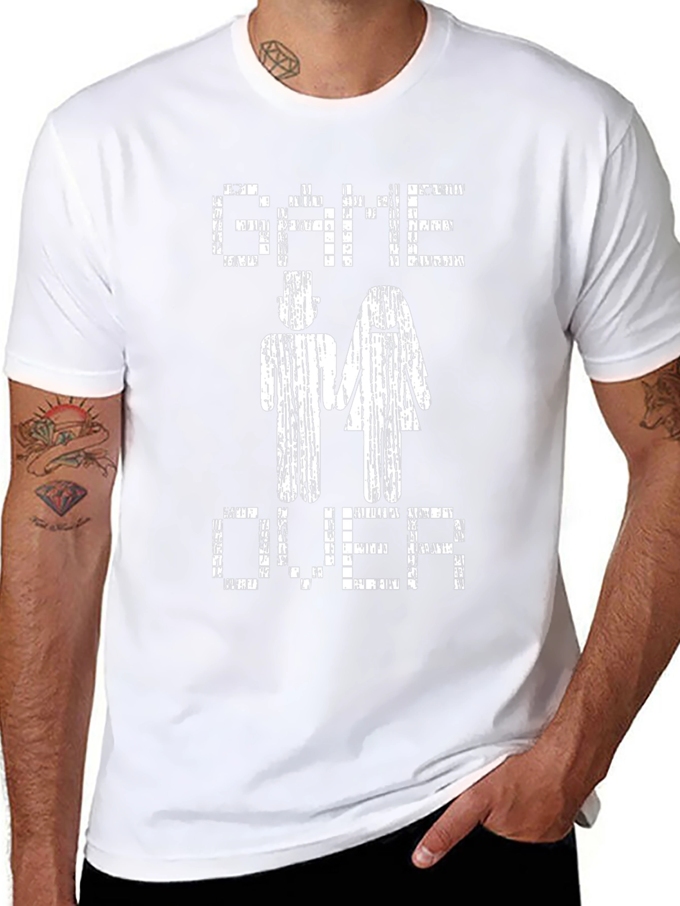 Game Over Wedding Graphic Tee