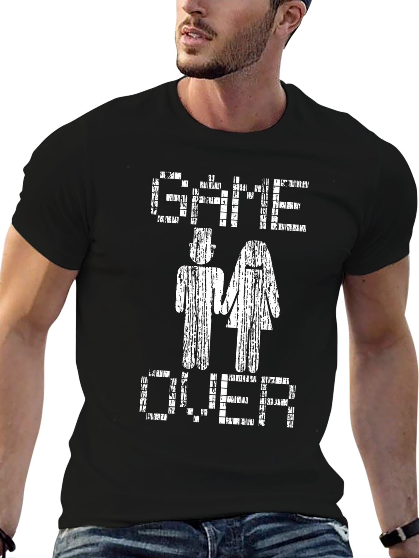 Game Over Wedding Graphic Tee