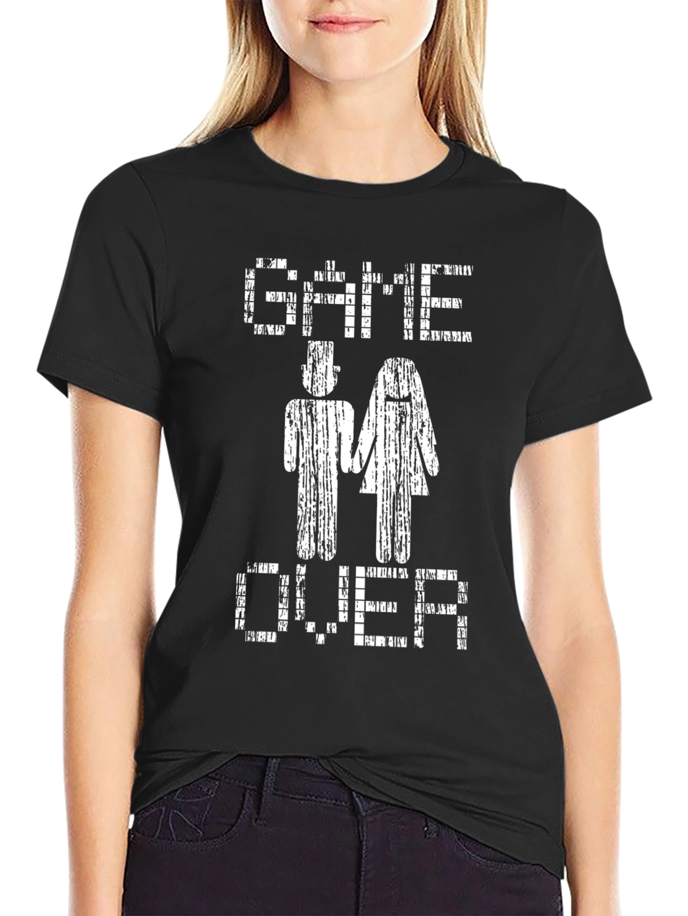 Game Over Wedding Graphic Tee