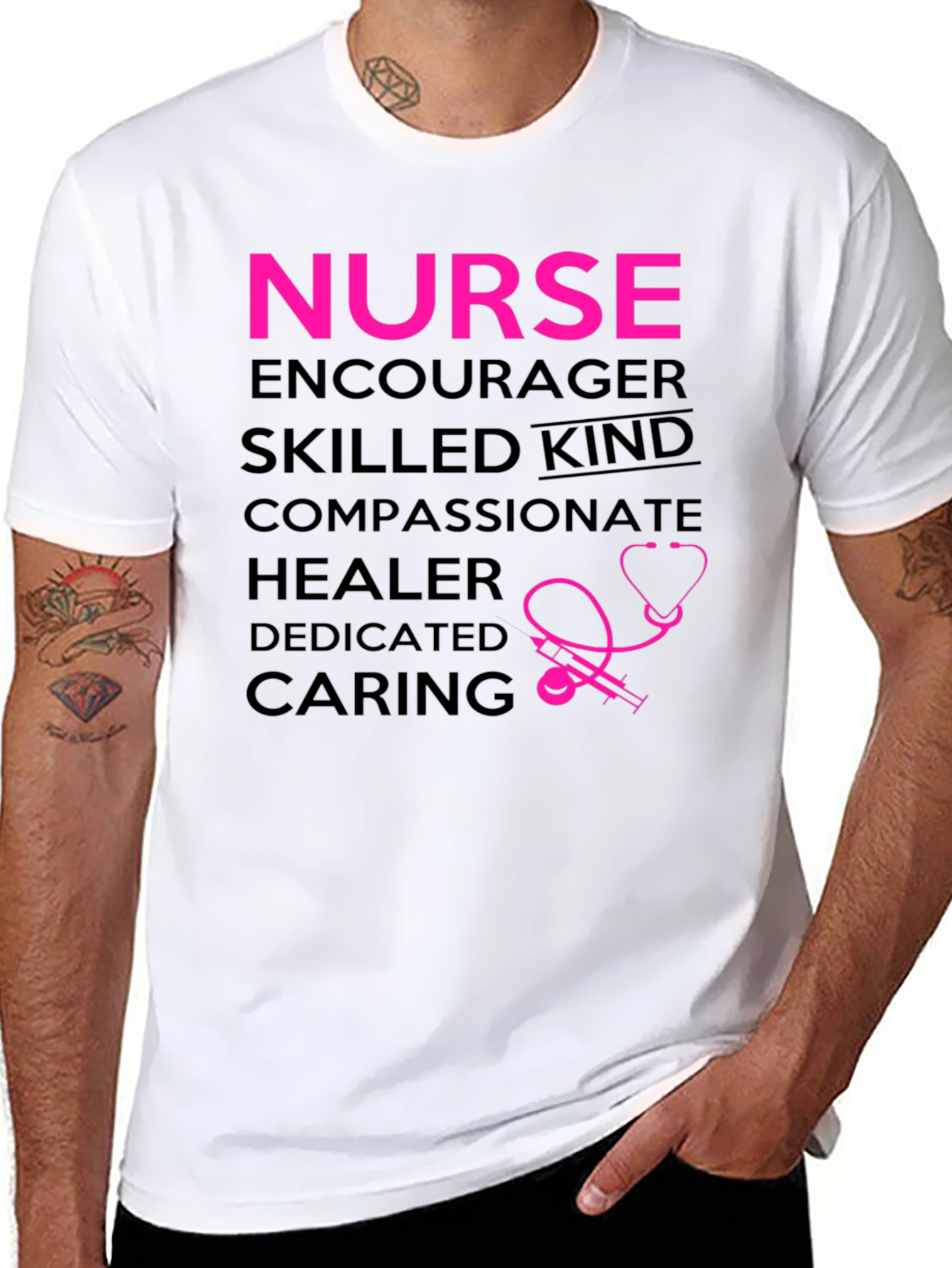 Nurse Graphic T-Shirt - Gift for Healthcare Heroes