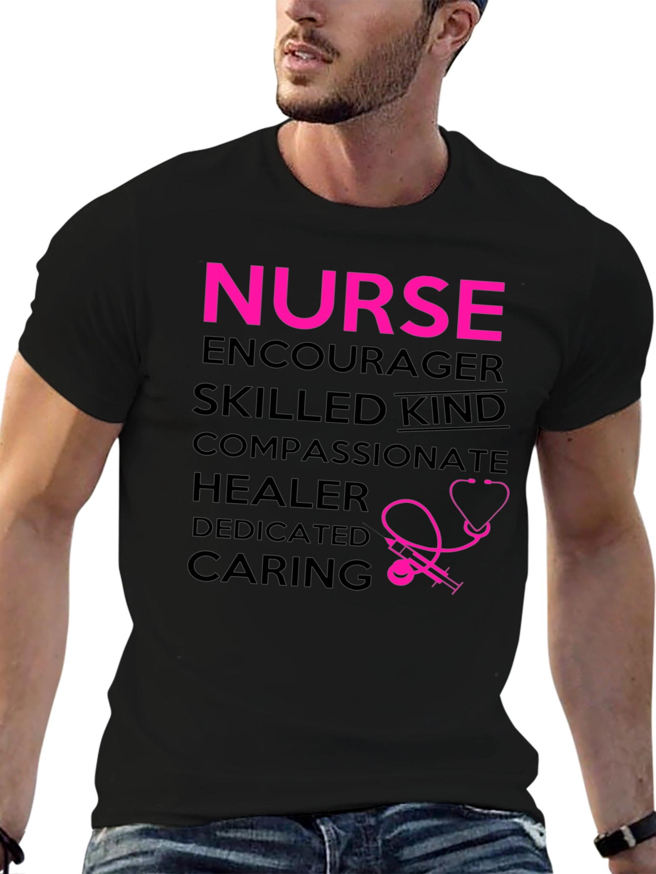Nurse Graphic T-Shirt - Gift for Healthcare Heroes