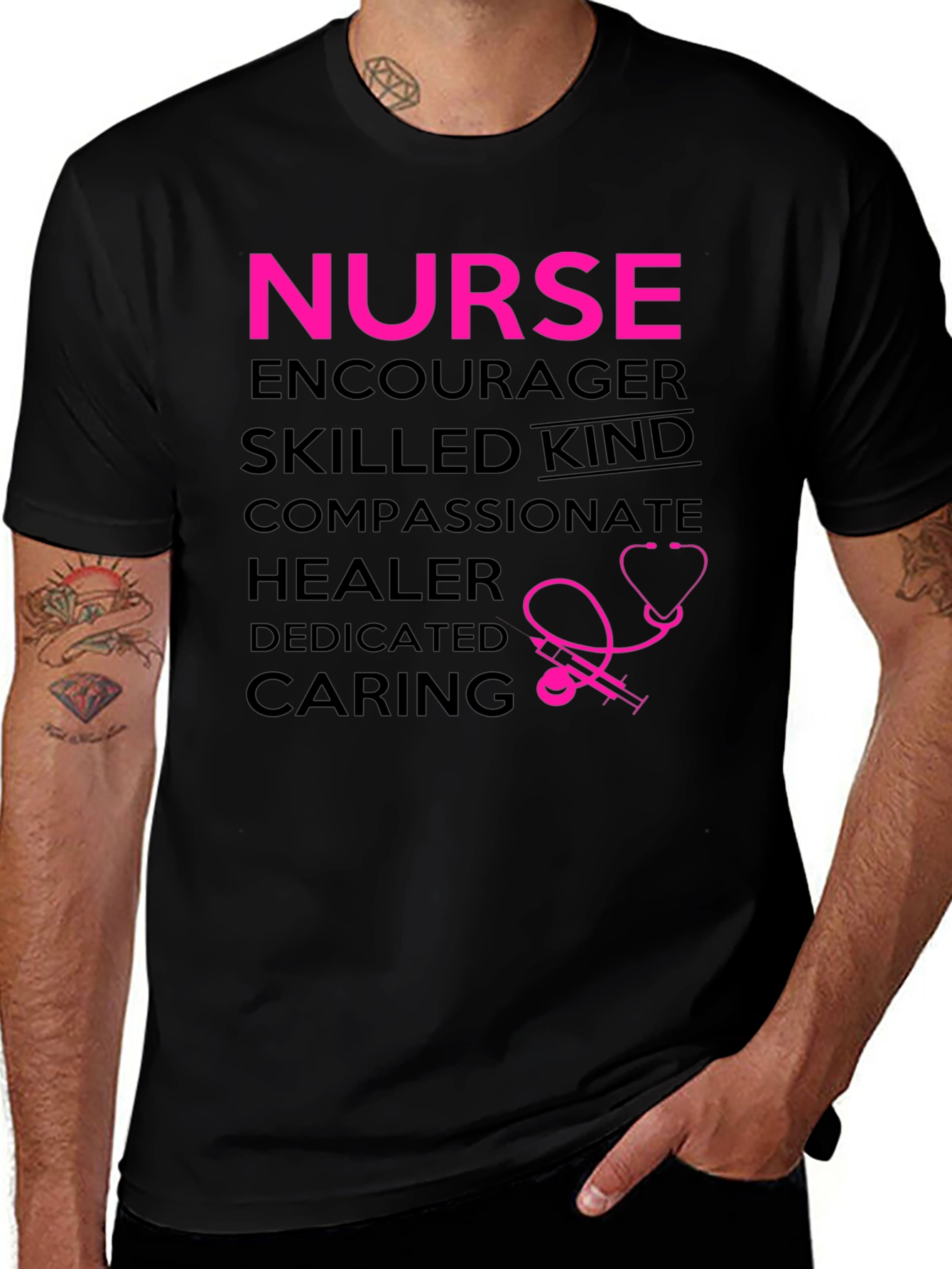 Nurse Graphic T-Shirt - Gift for Healthcare Heroes