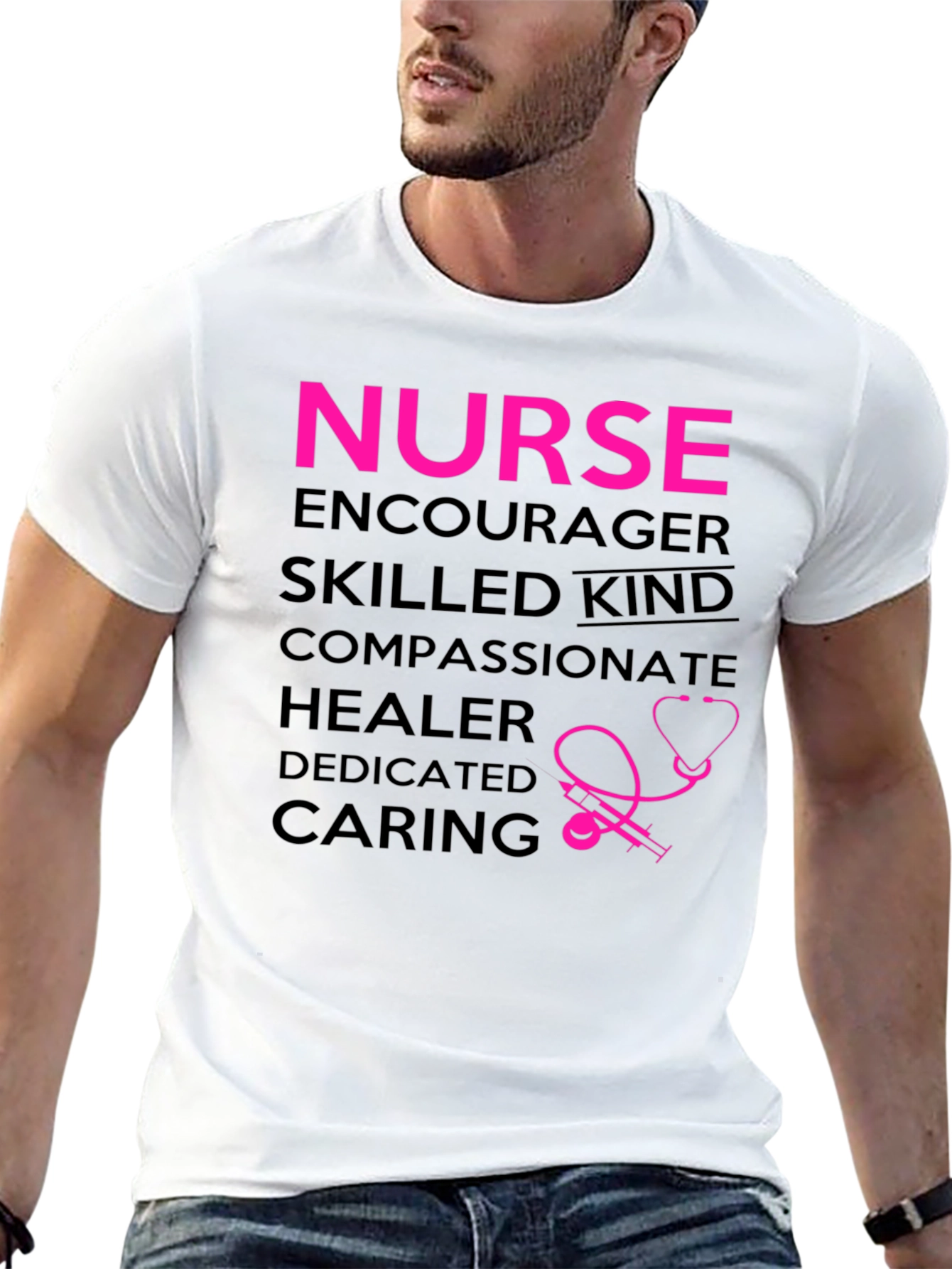 Nurse Graphic T-Shirt - Gift for Healthcare Heroes