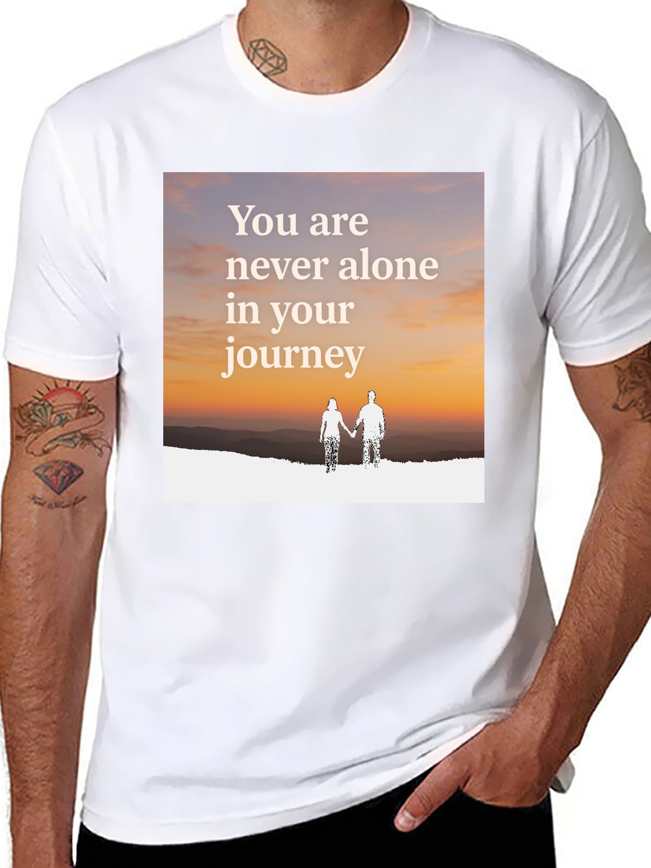Inspirational Journey Black T-Shirt