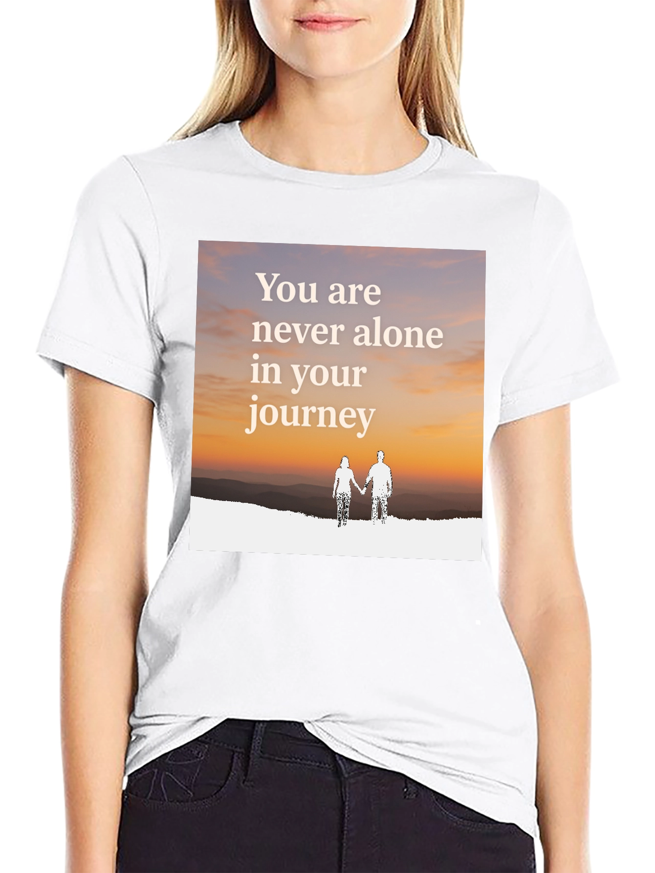 Inspirational Journey Black T-Shirt