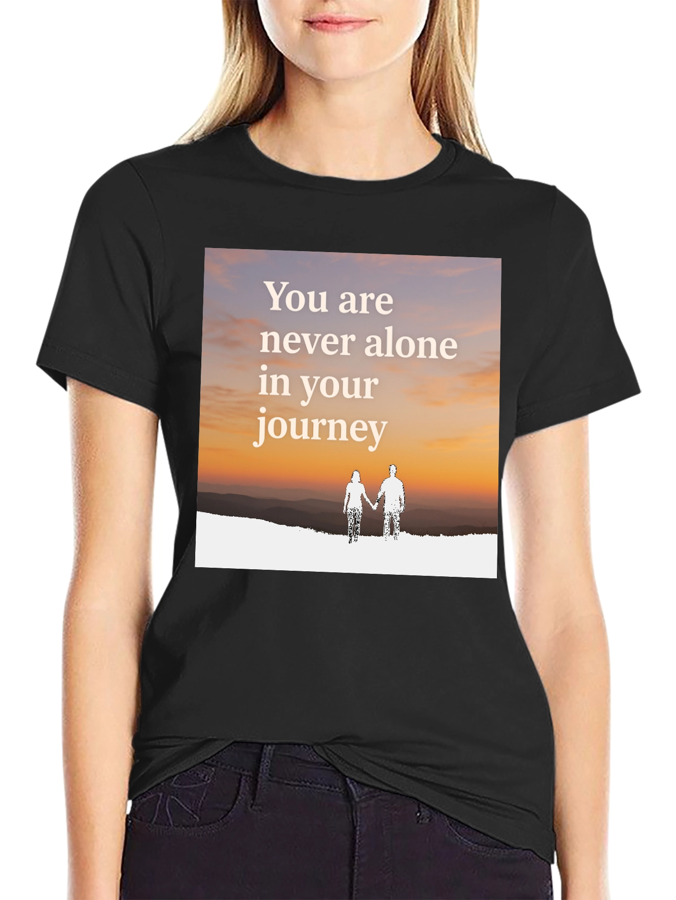 Inspirational Journey Black T-Shirt