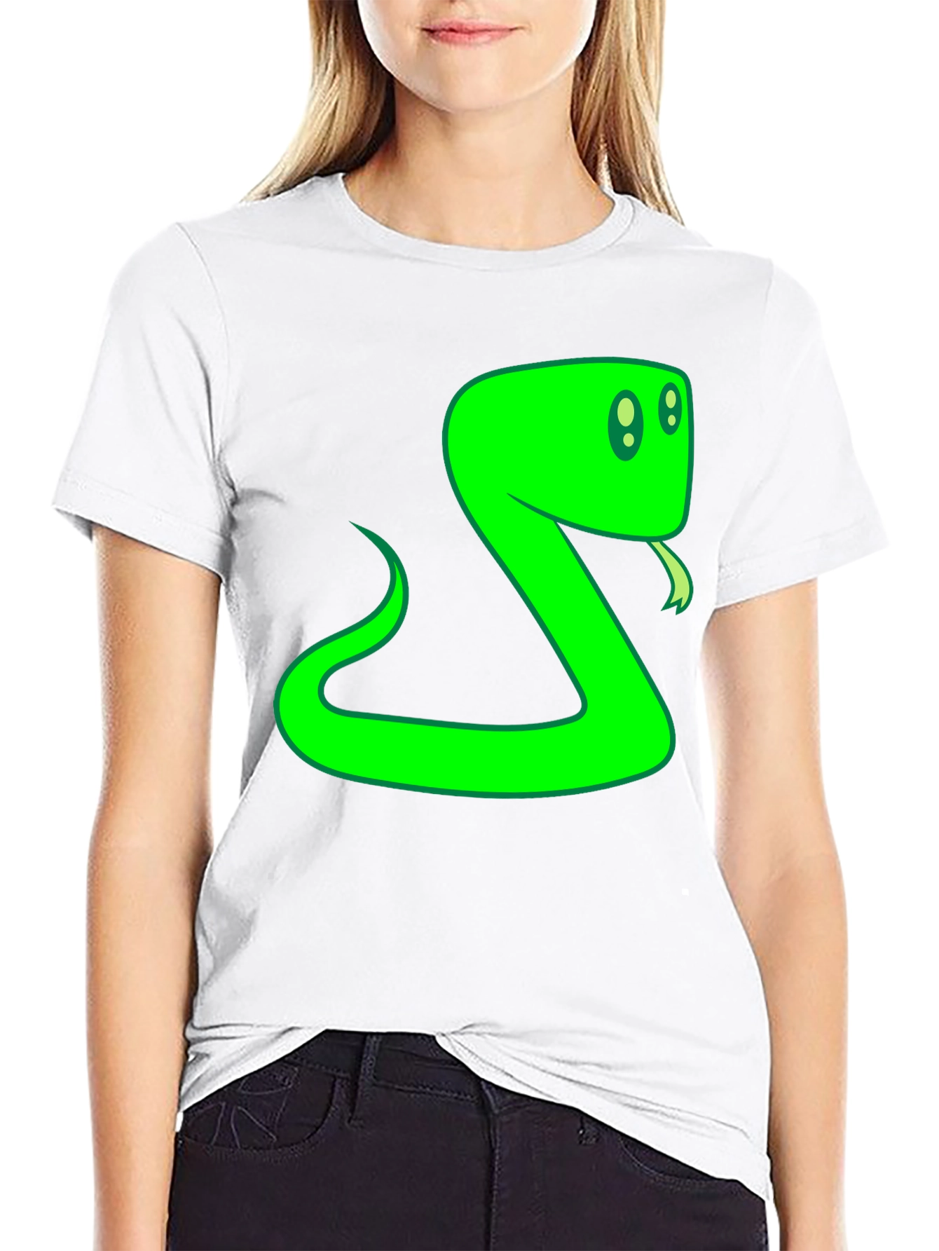 Green Snake Graphic T-Shirt