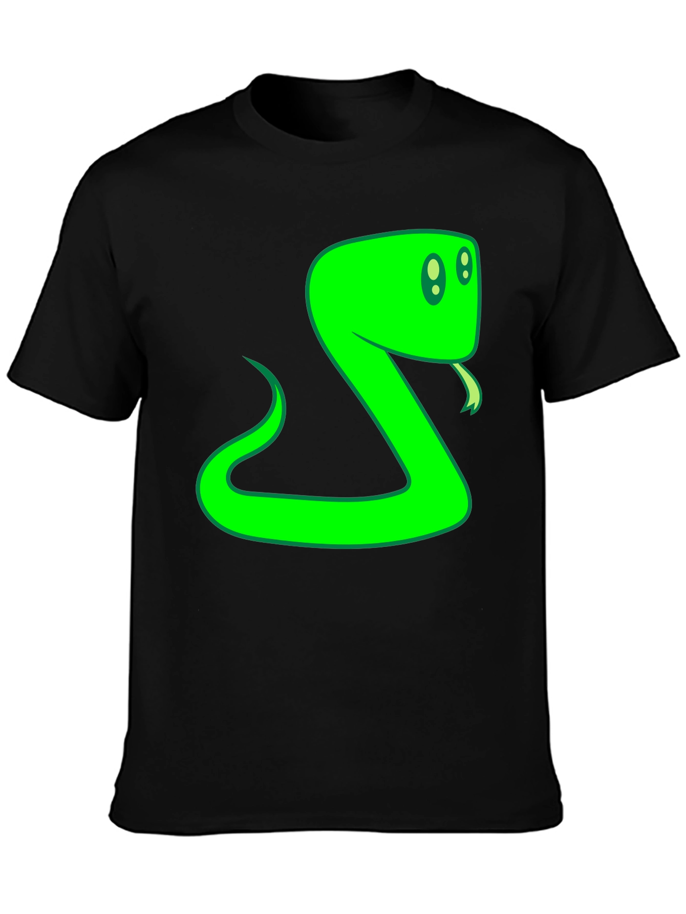 Green Snake Graphic T-Shirt