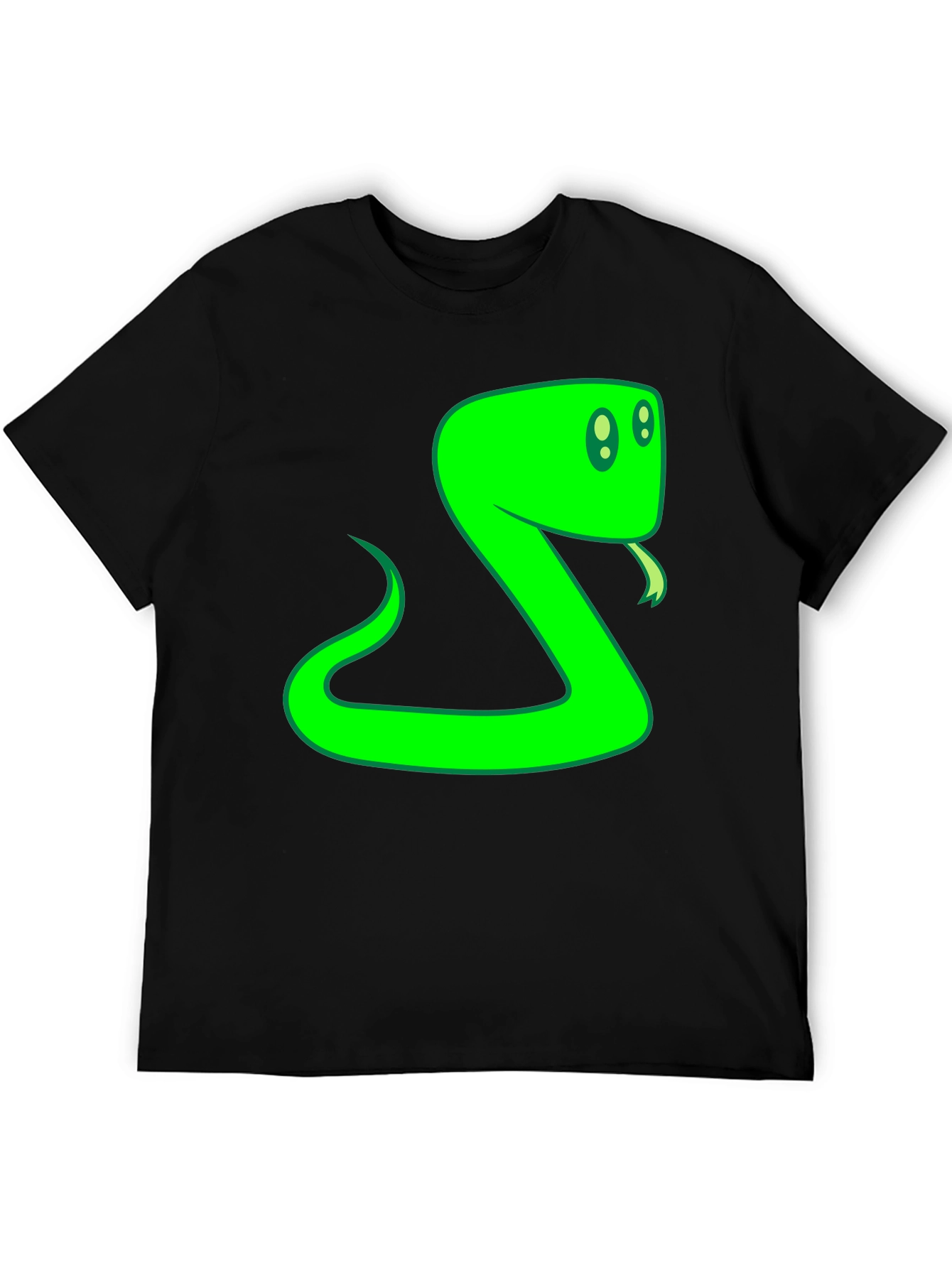 Green Snake Graphic T-Shirt