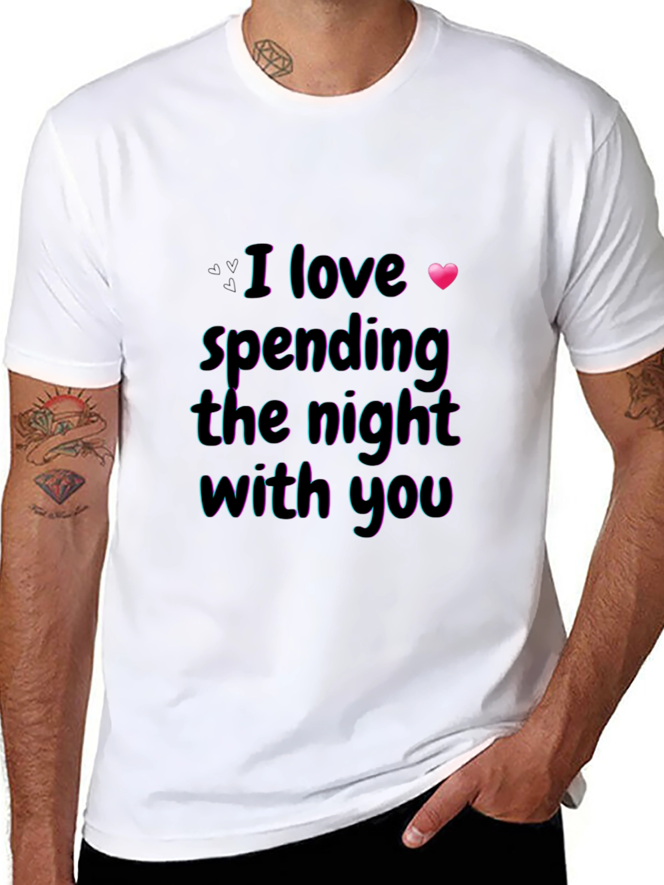 I Love Spending the Night With You Graphic Tee