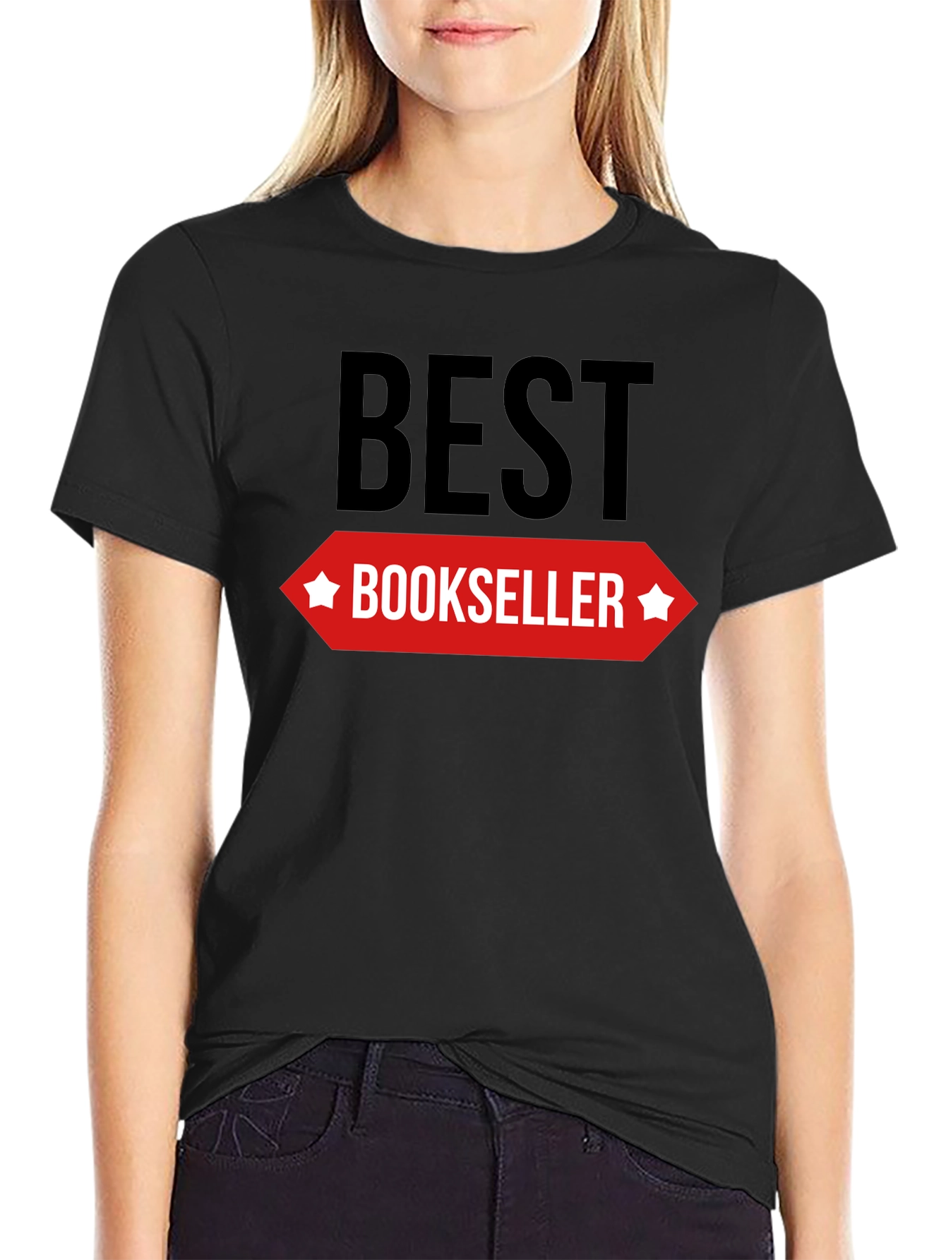 Best Bookseller Graphic Tee - Black