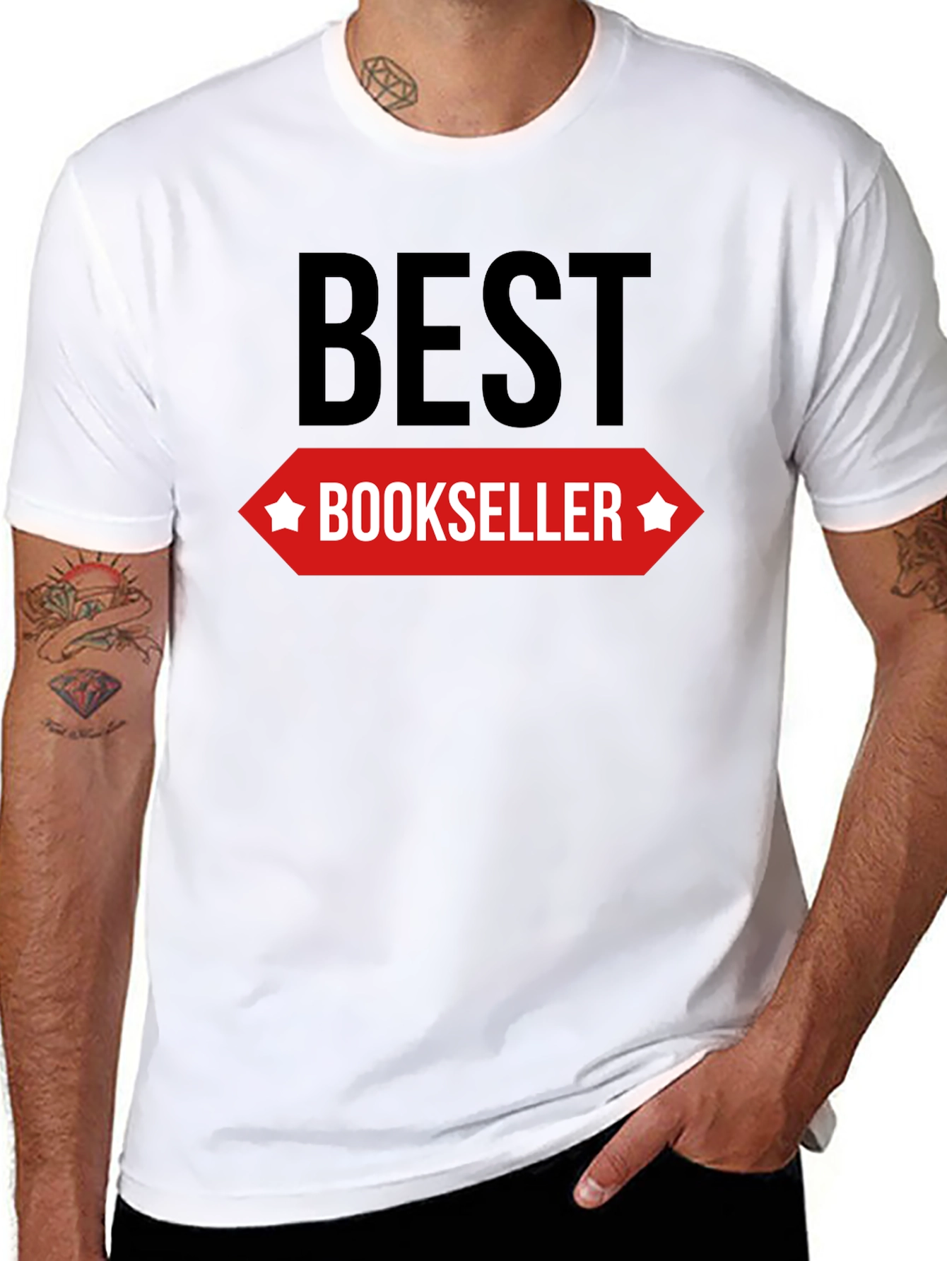 Best Bookseller Graphic Tee - Black